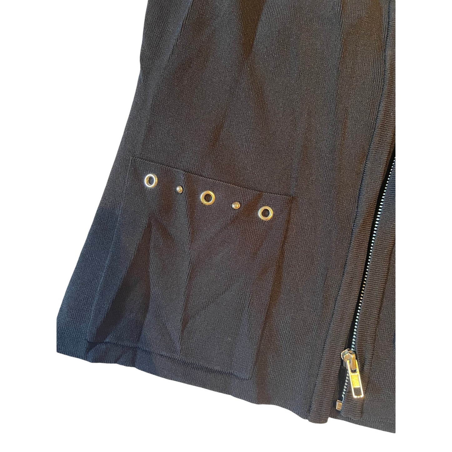 Y2K Vintage Michelle Nicole Black Zip Up