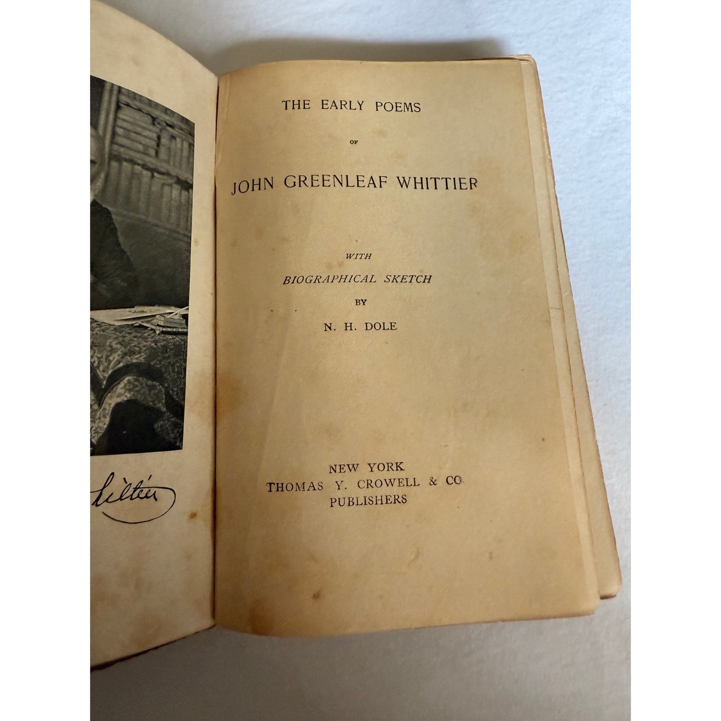 Whittier's Poems - John Greenleaf Whittier - 1893 - Leather Bound