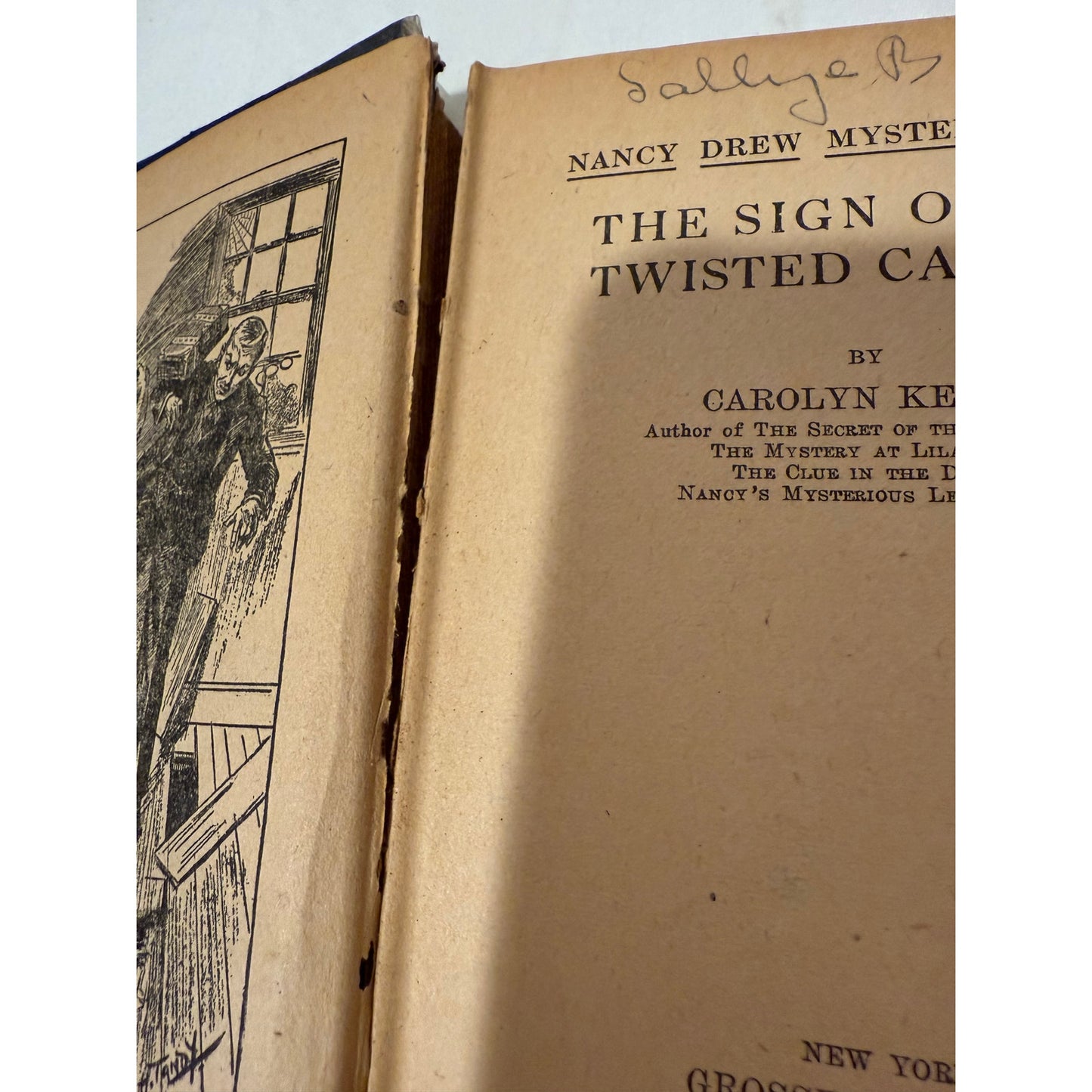 Nancy Drew - The Sign of the Twisted Candles - 1st Edition - 1933 - Hardcover