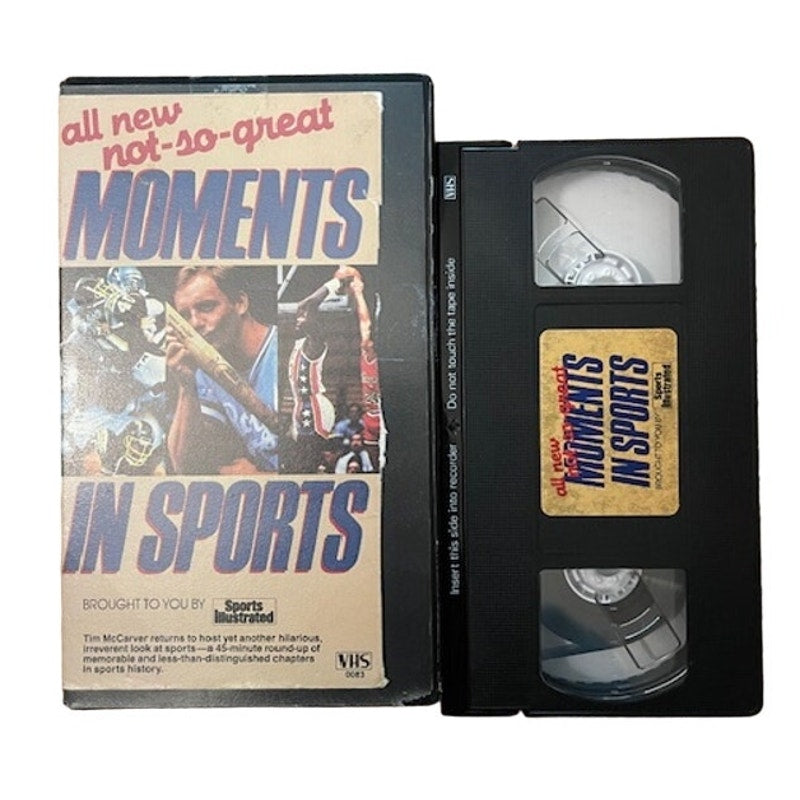 All New Not-So-Great Moments in Sports Blooper VHS 1989 Sports Illustrated