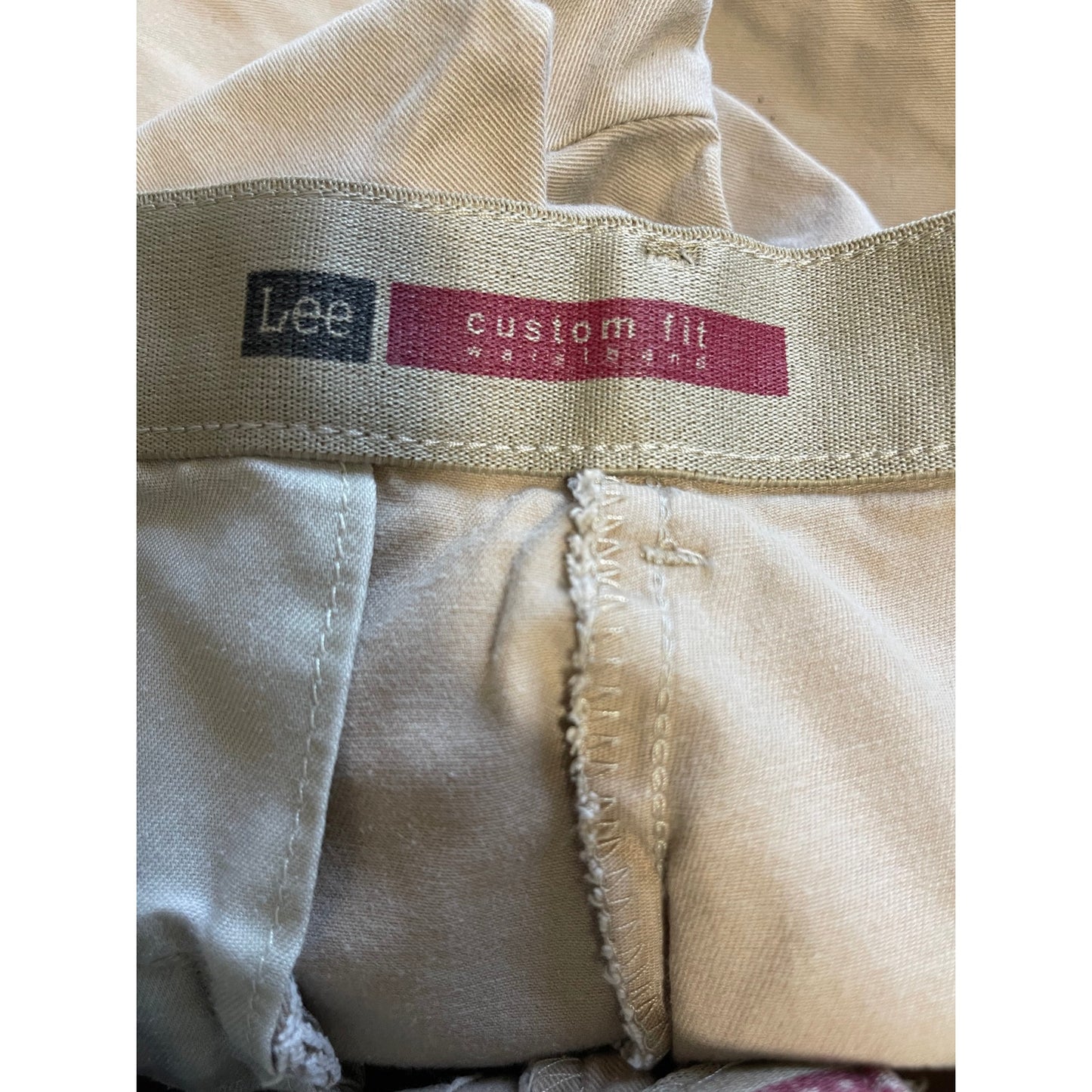 Lee Custom Fit Khaki Pants 33x30 - Straight Leg Men's
