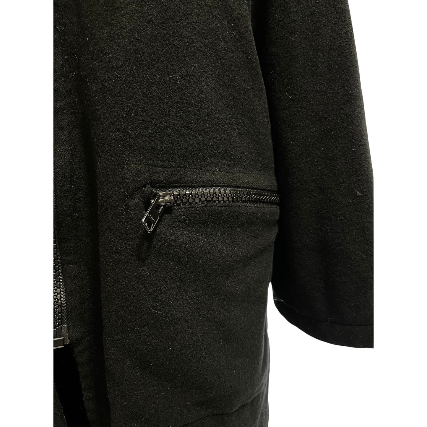 Marc Jacobs Black Hooded Sweatshirt Jacket - Heavy - Long Full Zip