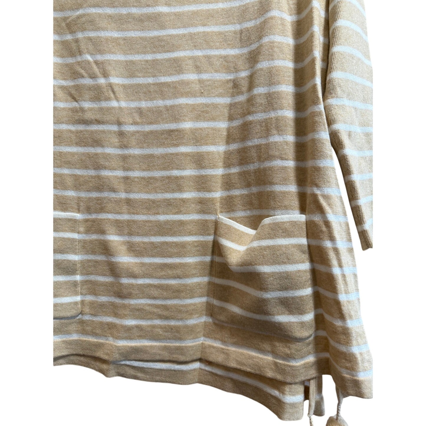 Lilly Pulitzer Elba Sweater Coastal Shell Stripe CoolMax - Medium NWT $138 MSRP