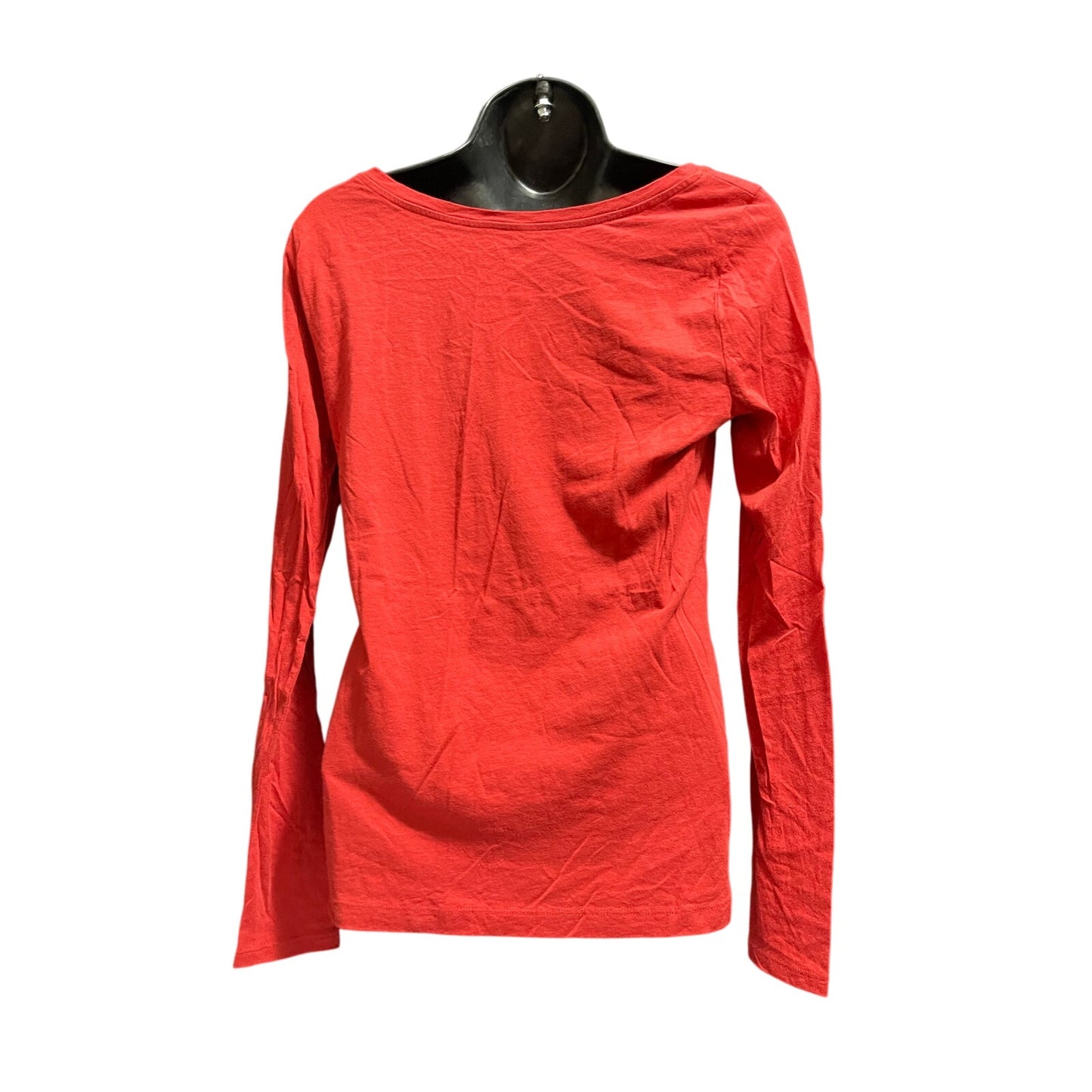 Ann Taylor The LOFT Size Small Burnt Orange Long Sleeve T-Shirt