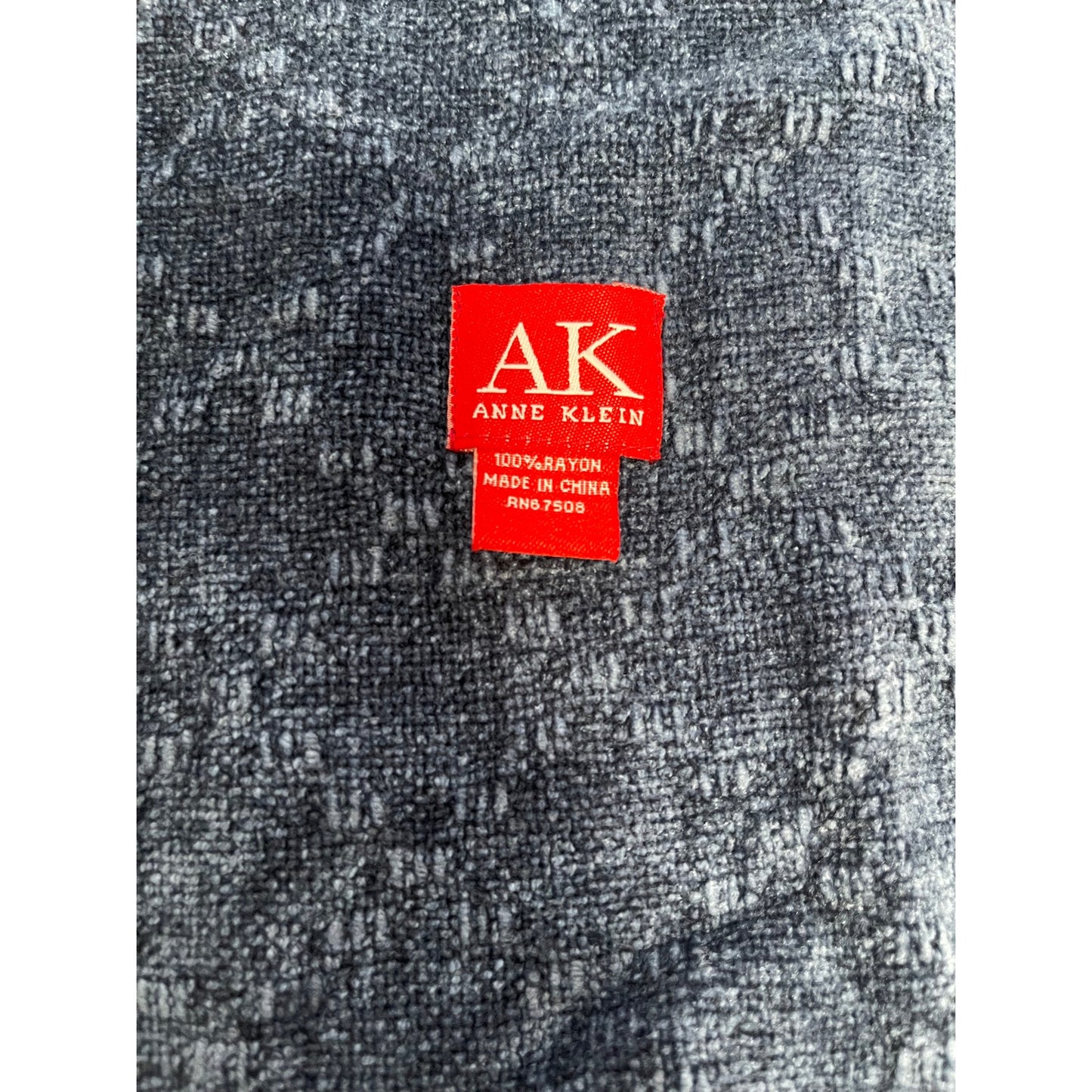 Ann Klein Blue Super Soft Thick Winter Scarf