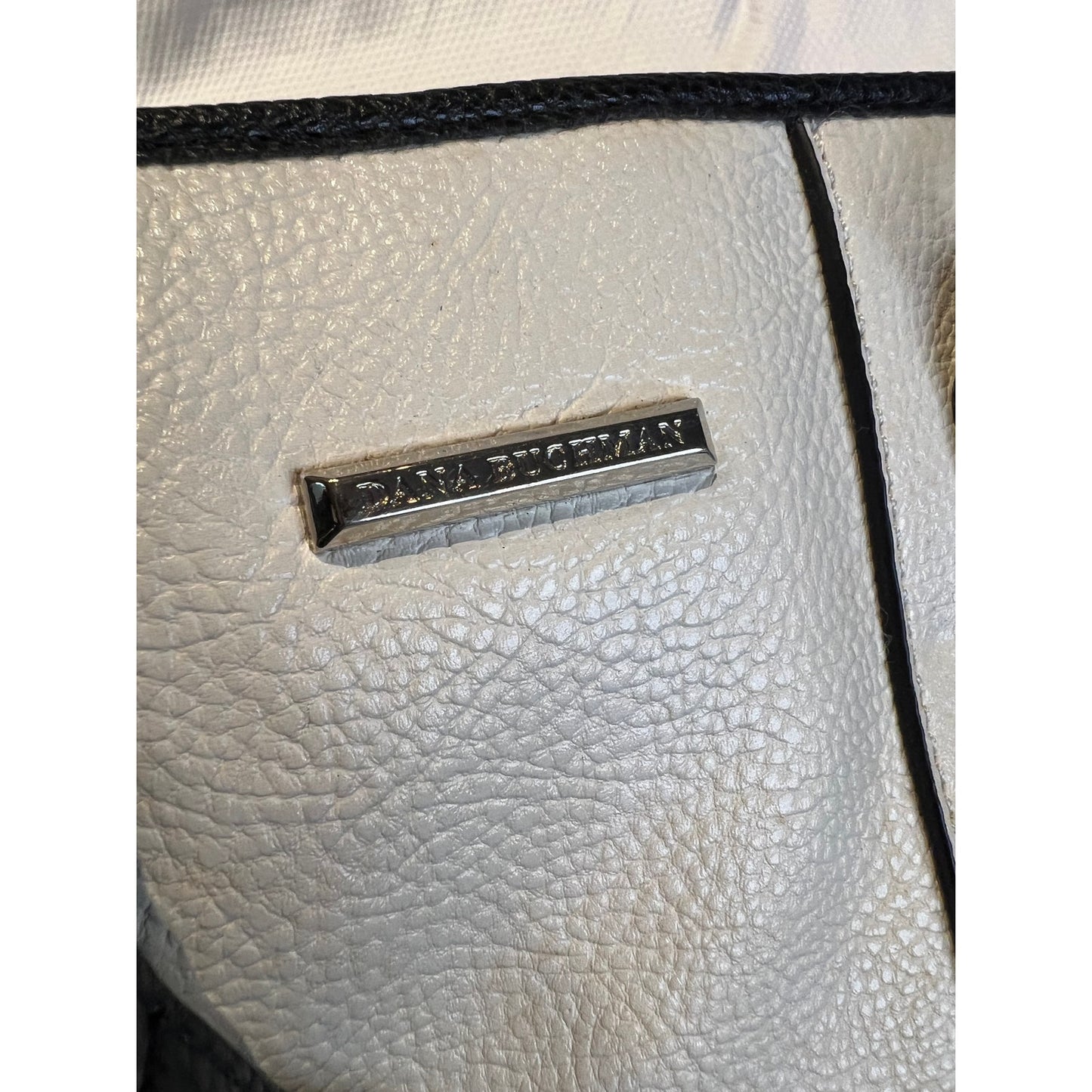 Dana Buchman Fabric & Vegan Leather Lined Shoulder Bag