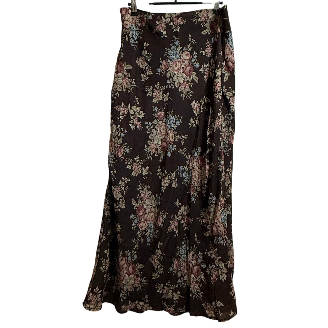 Vintage Lauren Ralph Lauren Brown Floral Skirt - Boho - Retro - Size 8