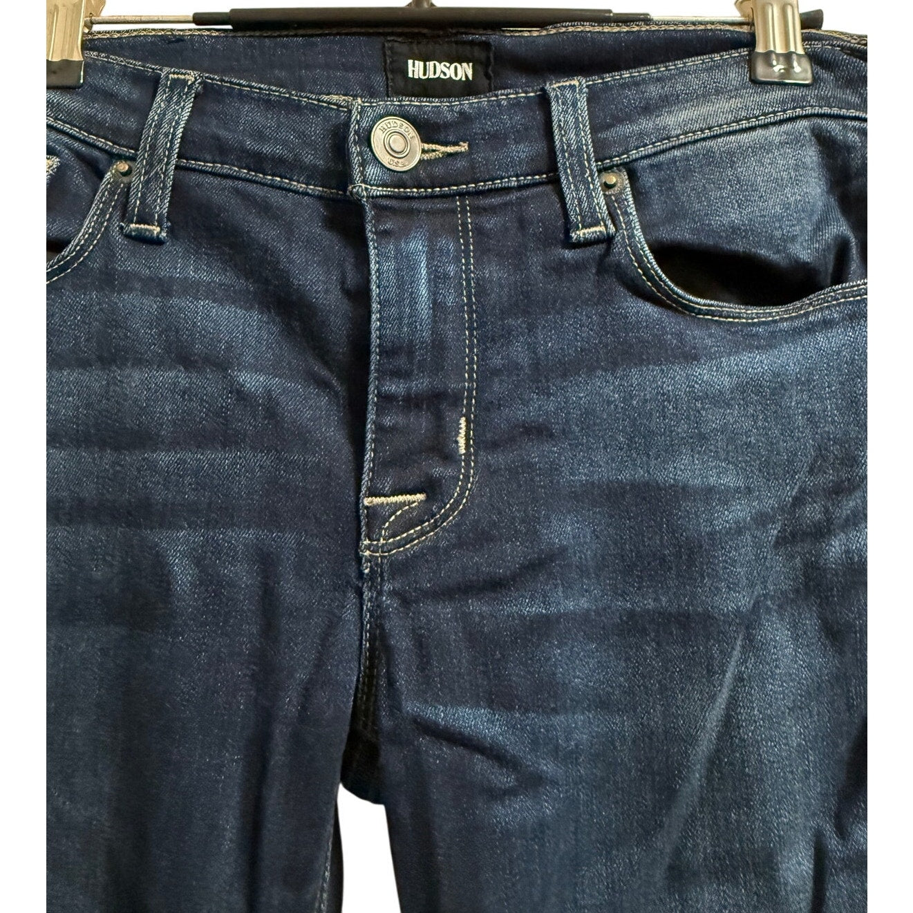 Hudson Jeans Krista Crop Super Skinny Denim Jeans Size 26