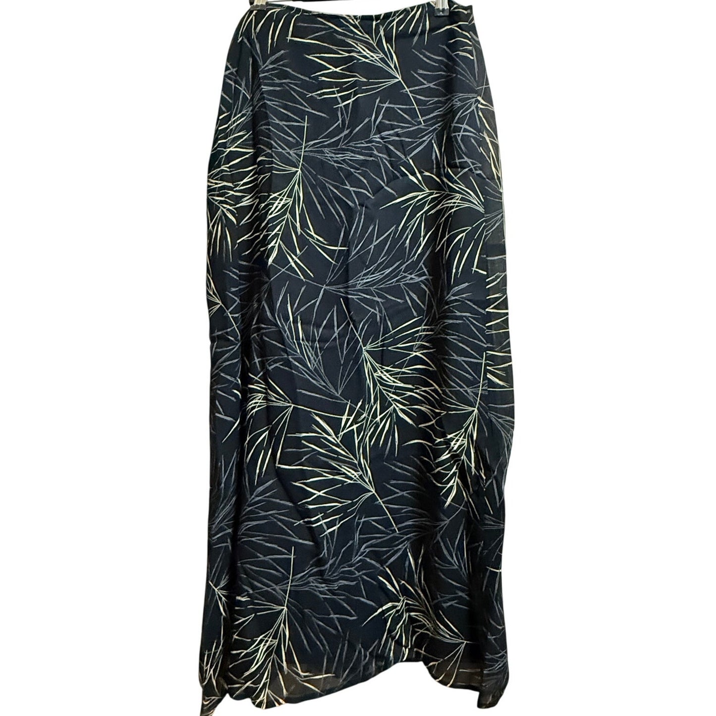 Vintage Ballinger Gold Abstract Maxi Skirt - Size Medium
