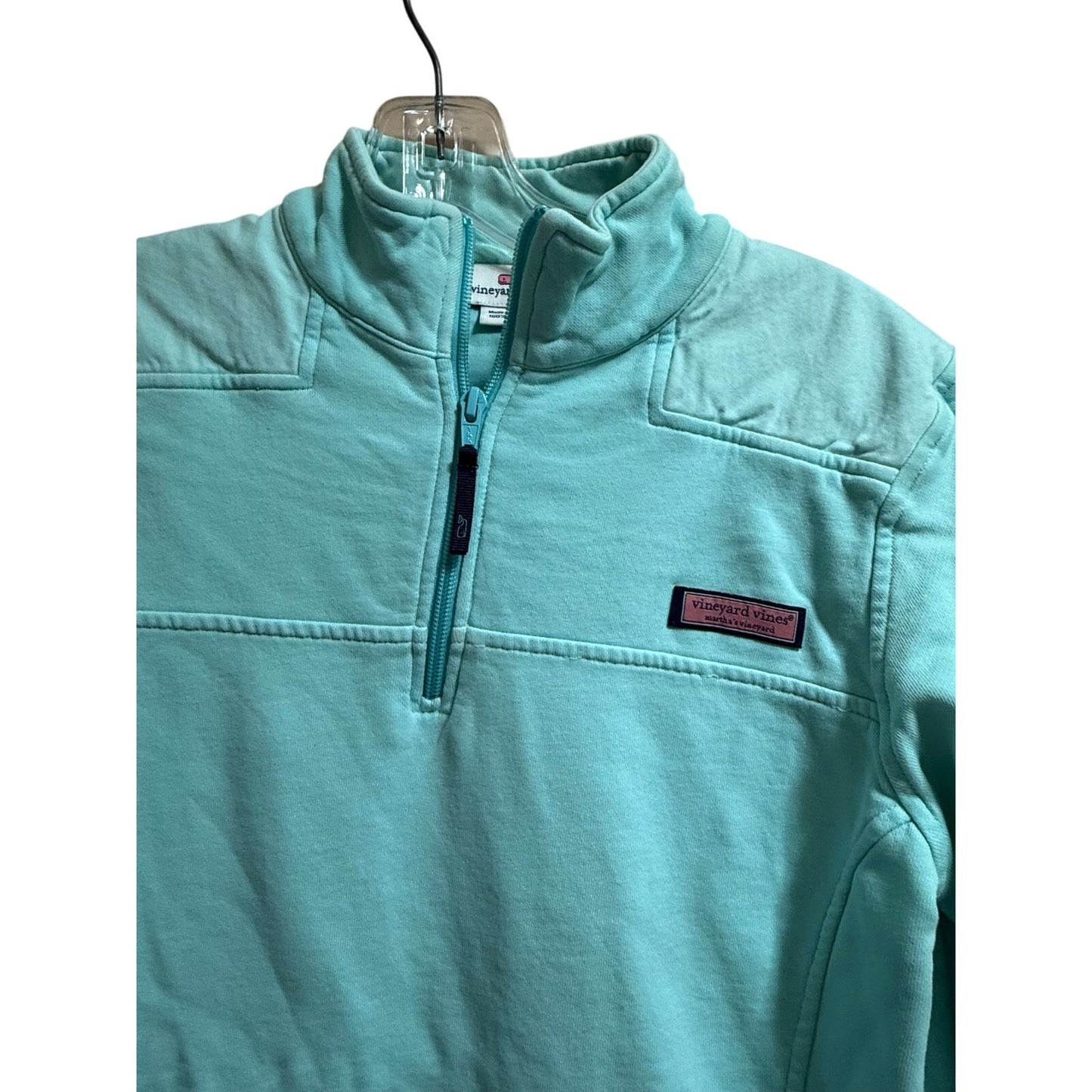Vineyard Vines Martha's Vineyard Light Blue 1/4 Zip Sweatshirt - Small