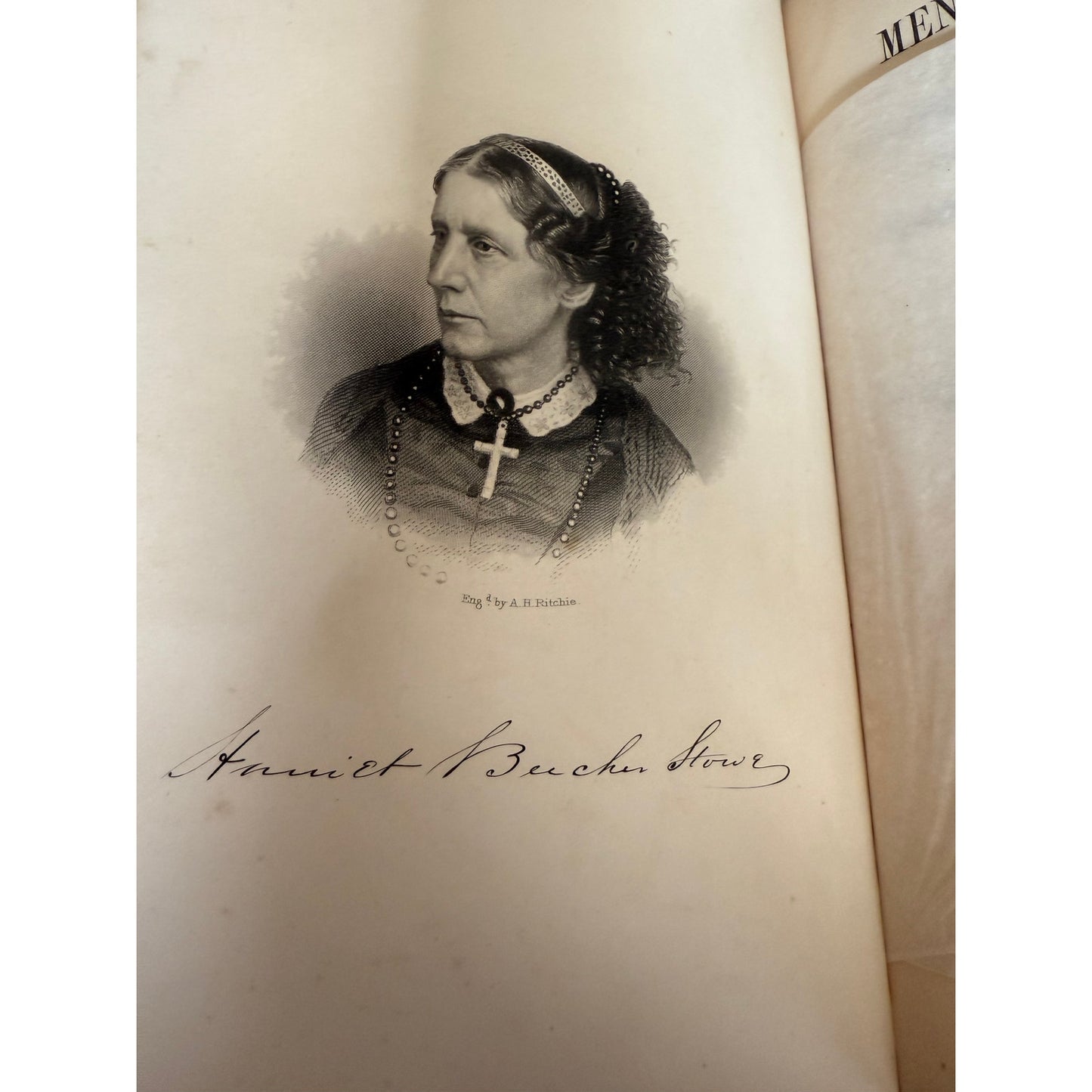 Men of Our Times - Harriet Beecher Stowe - 1868 - Hardcover - Antique