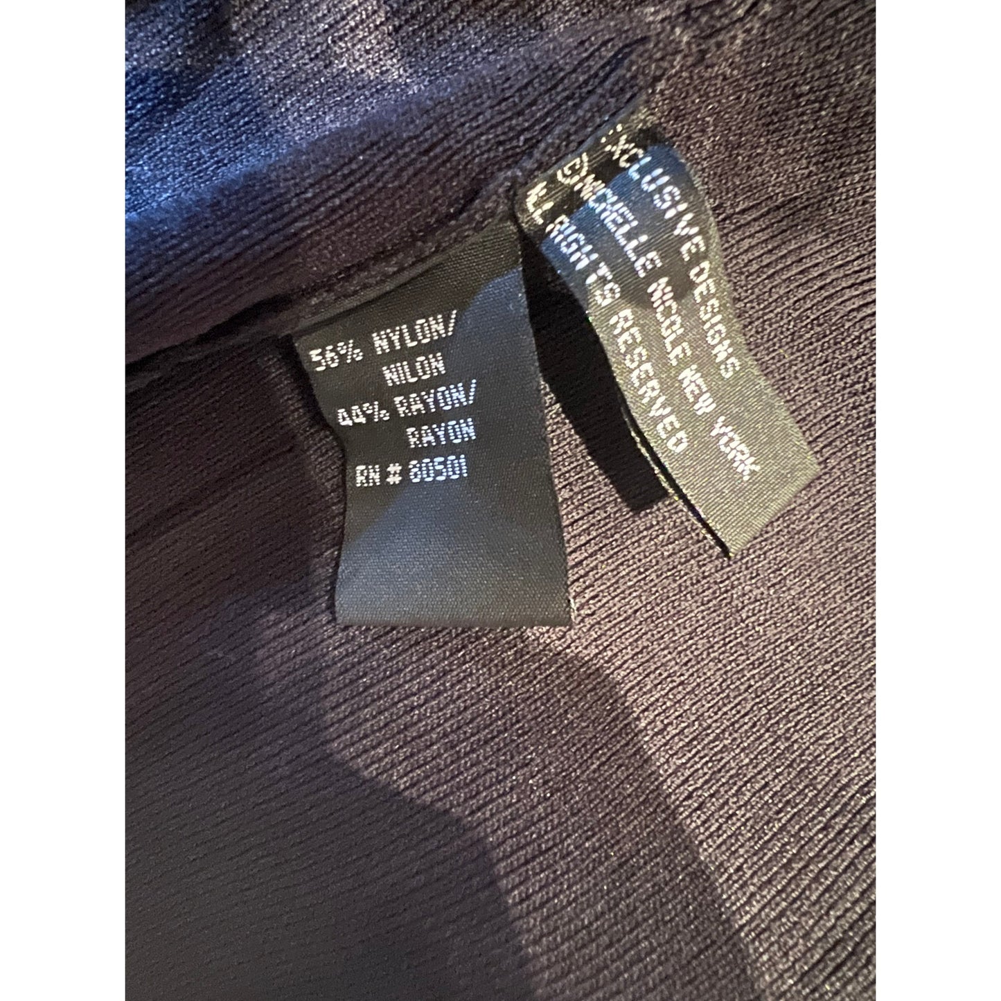 Y2K Vintage Michelle Nicole Black Zip Up