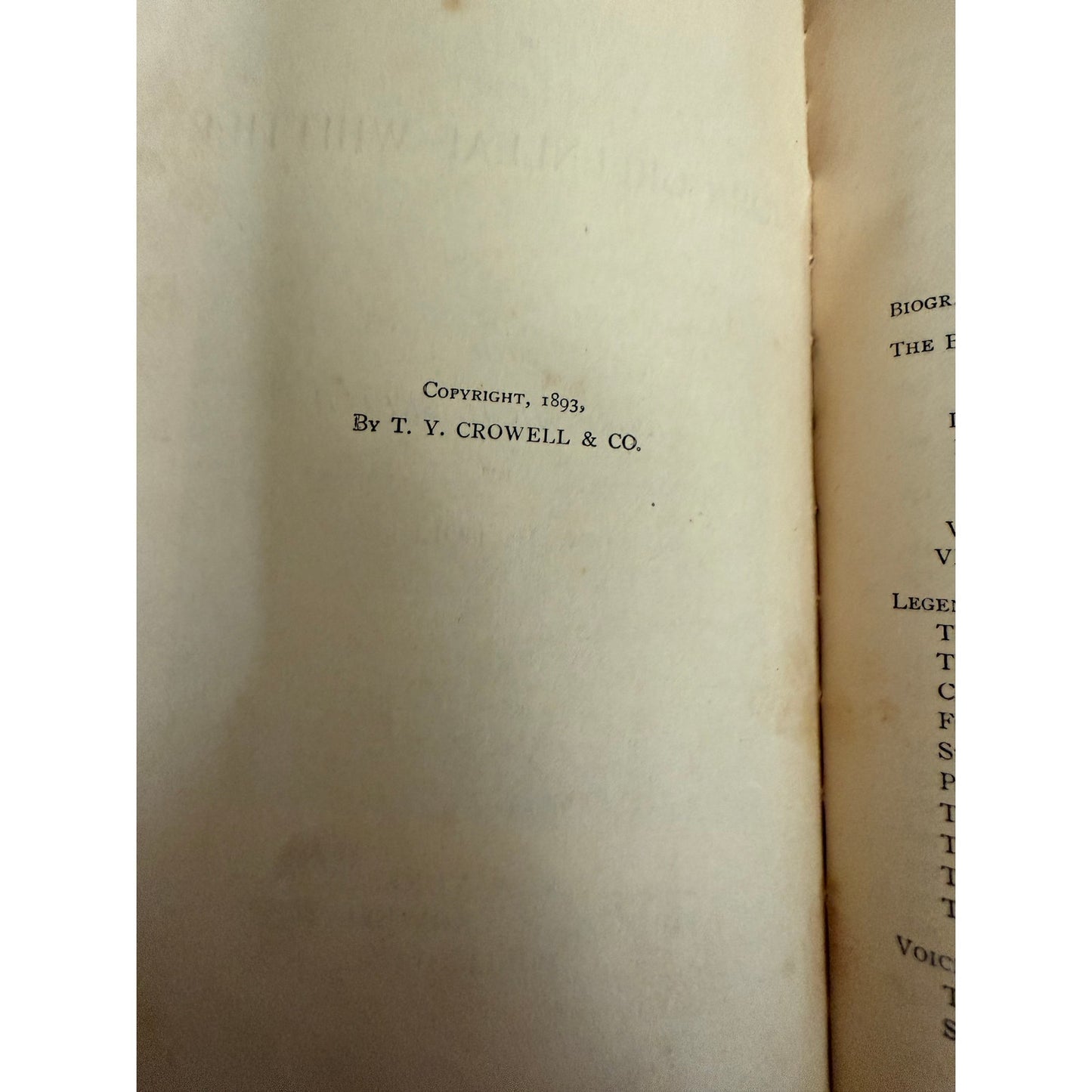 Whittier's Poems - John Greenleaf Whittier - 1893 - Leather Bound