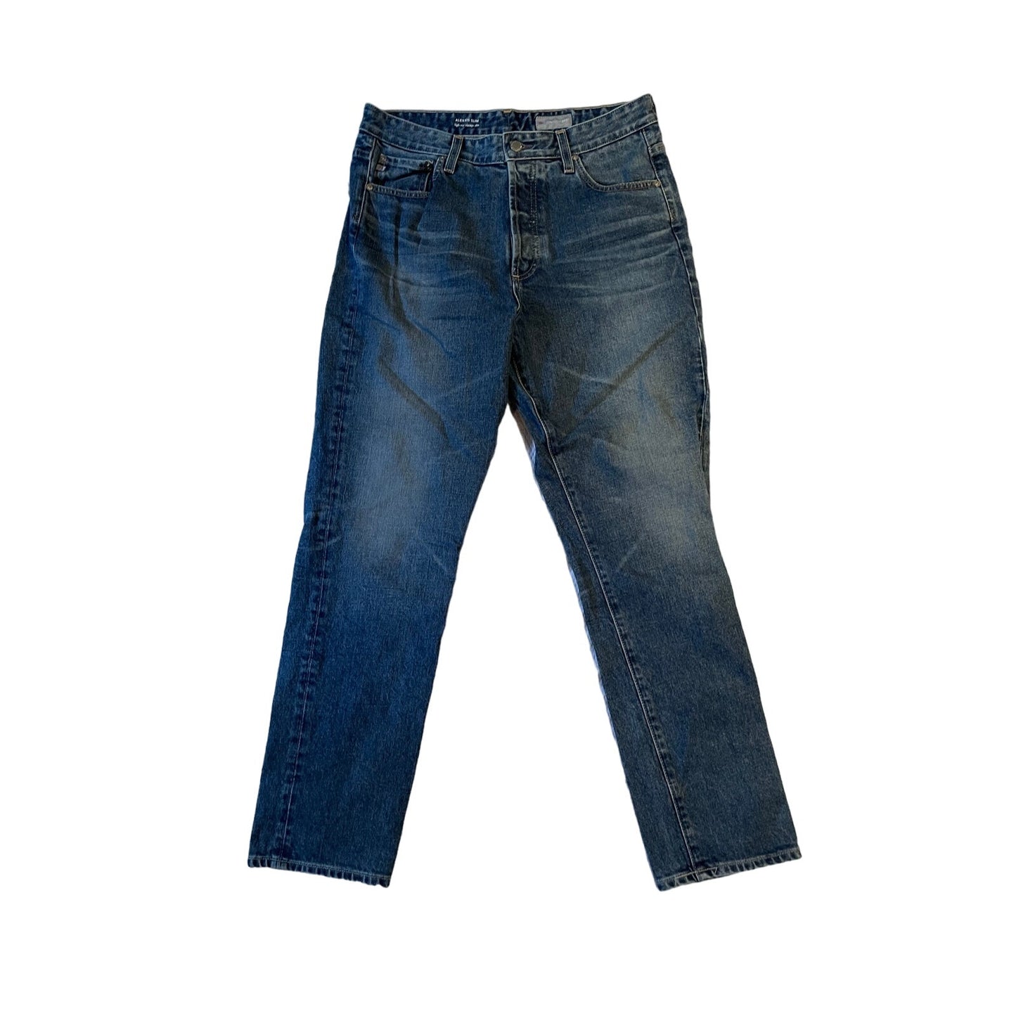 Adriano Goldschmied Contour 360 Alexxis Slim High Rise Vintage 32R 3 Button Fly