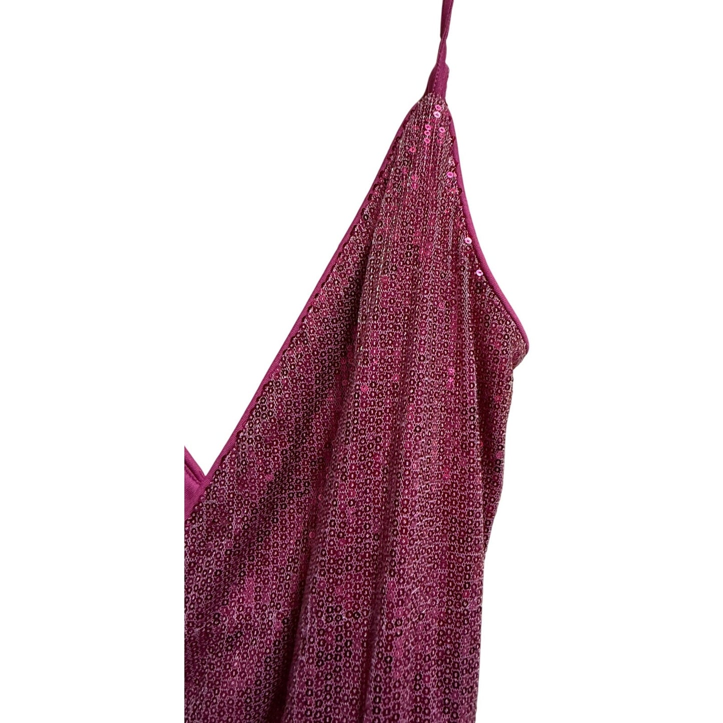 Superdown x Draya Michele Pink Sequin Wrap Blouse - Sleeveless - Medium - NWT
