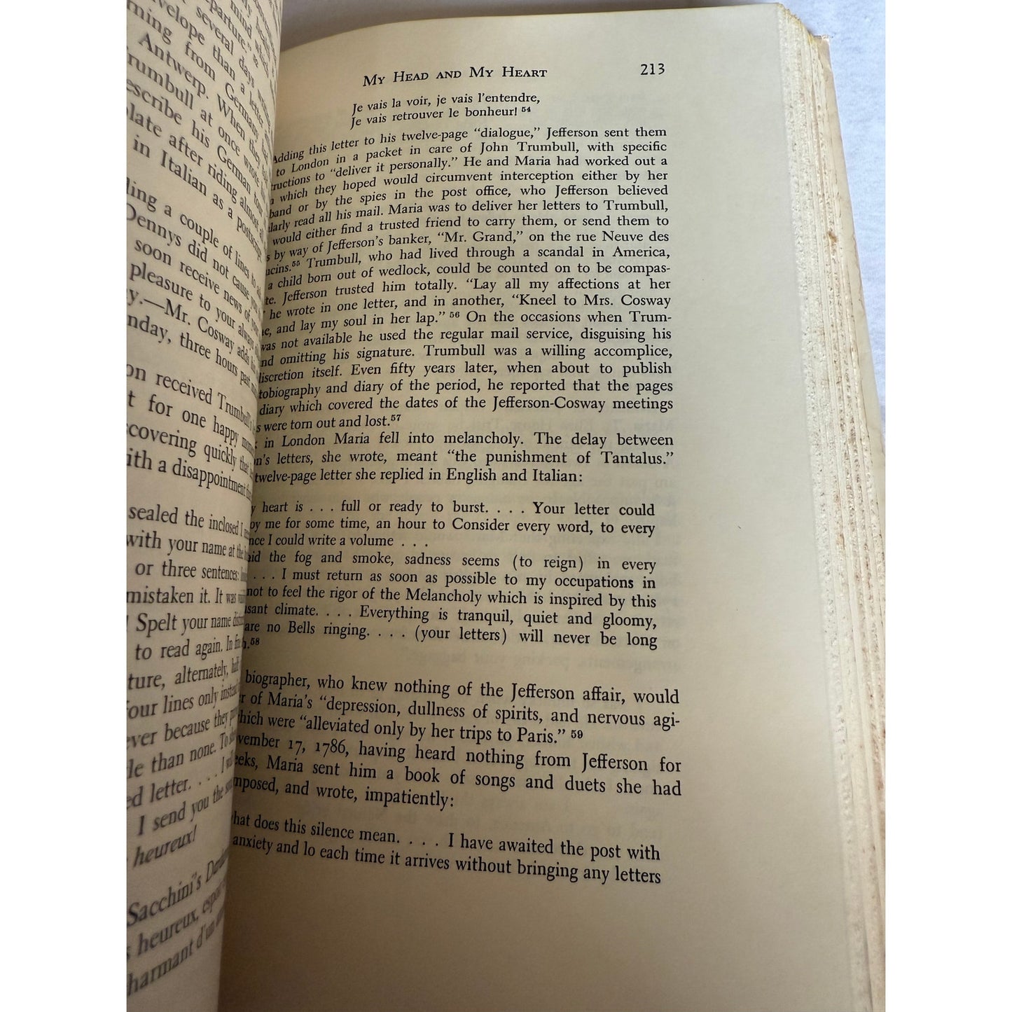Thomas Jefferson An Intimate History - Fawn Brodie First Edition 1974 Hardcover