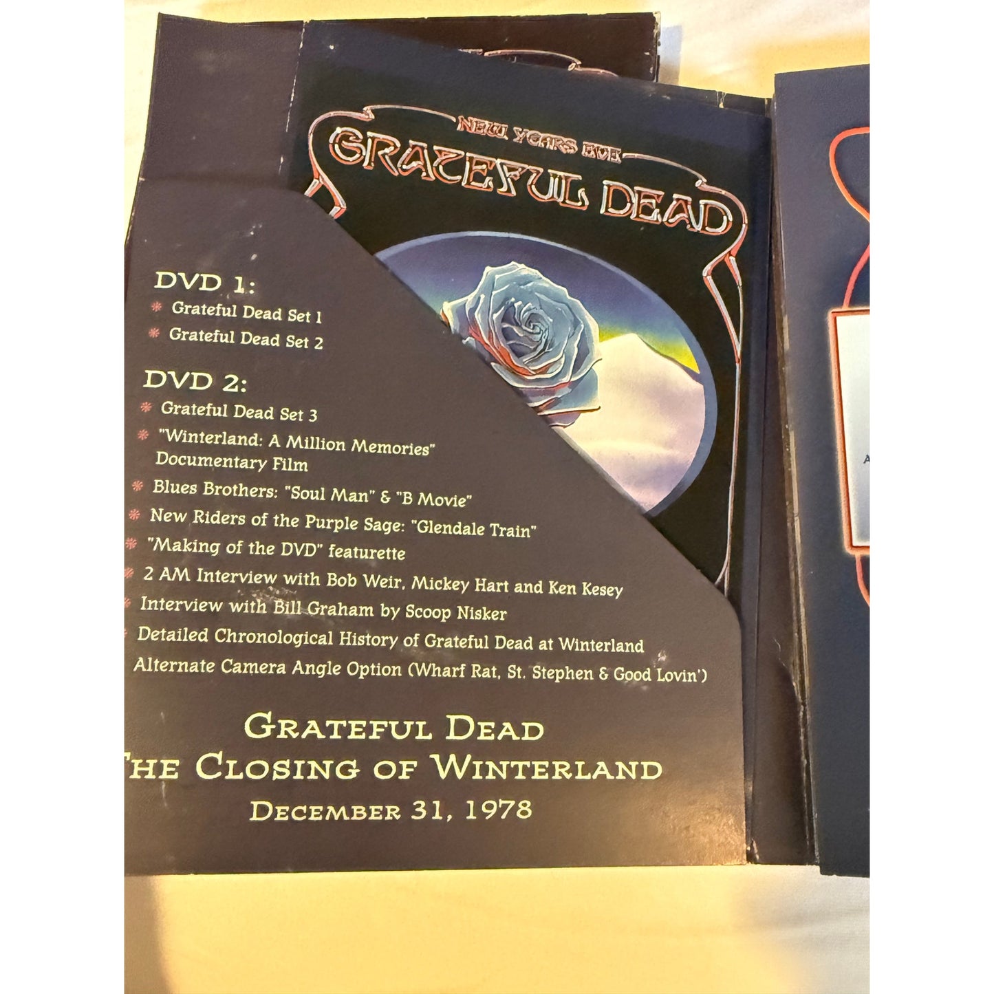 New Years Eve Grateful Dead The Closing of Winterland DVDs
