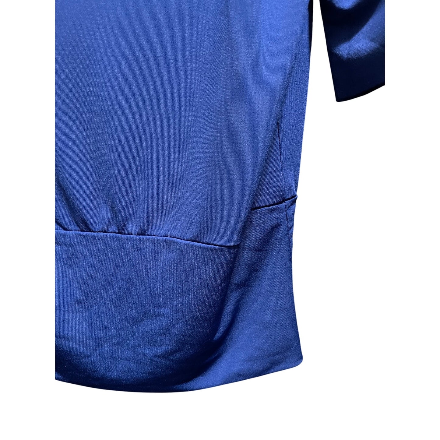 Patty Boutik (PattyBoutik) Dark Blue Cold Shoulder Blouse - Medium