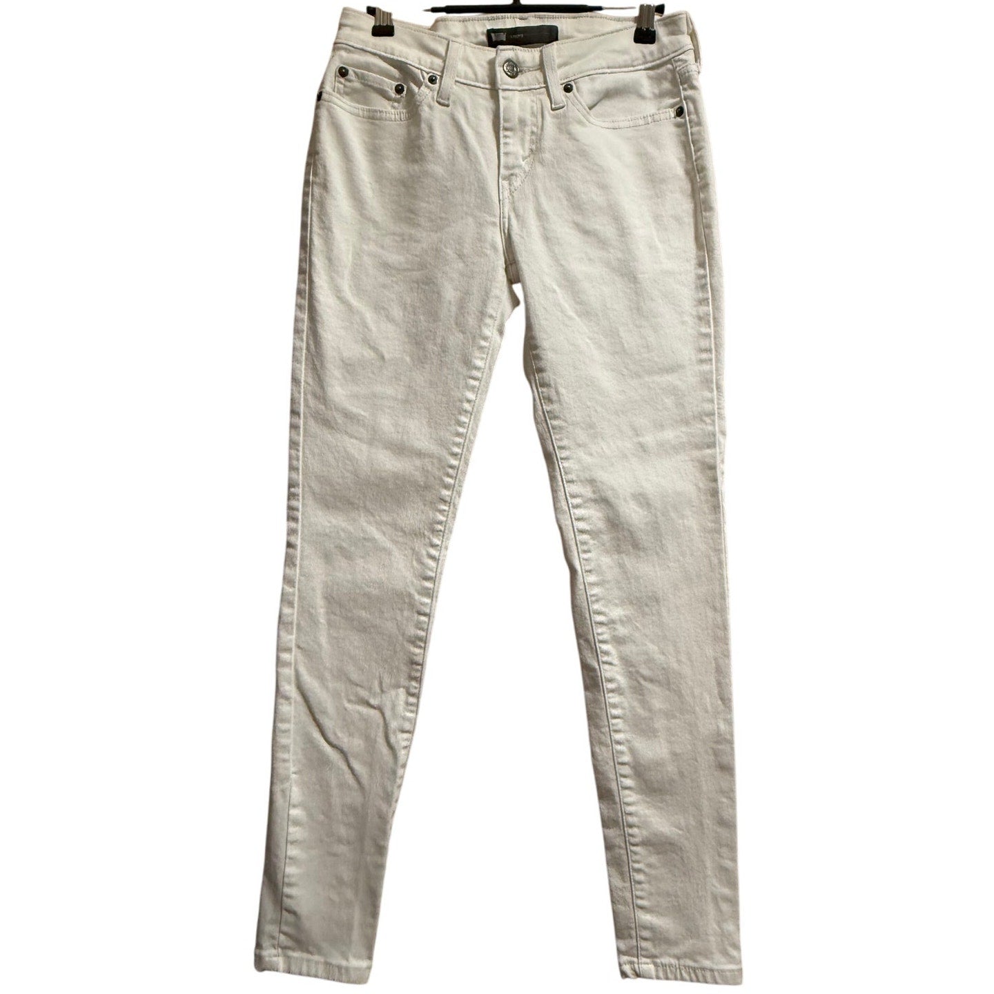 Levi's Legging White Skinny Denim Jeans Size 27