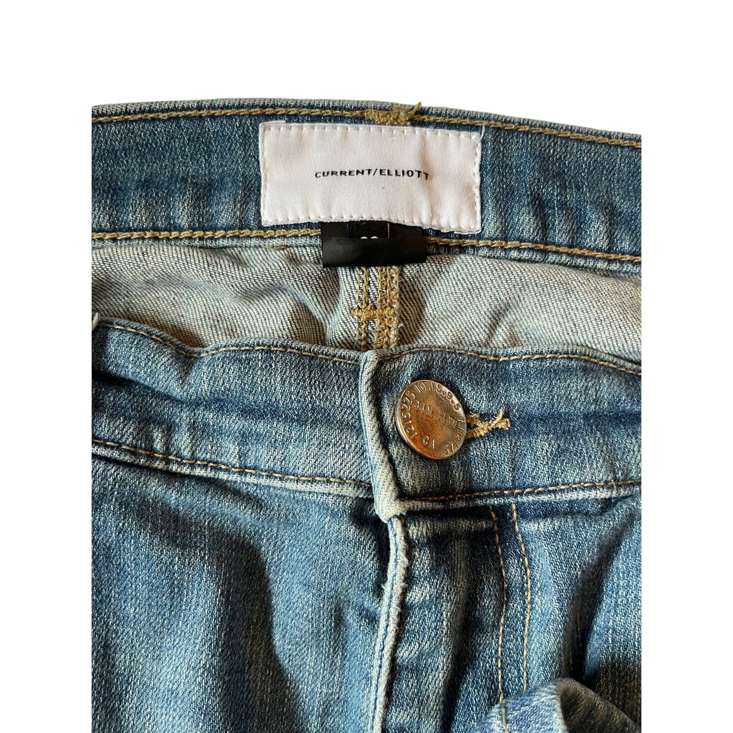 Current / Elliott Women's Size 29 Medium Wash Distressed Blue Jeans
