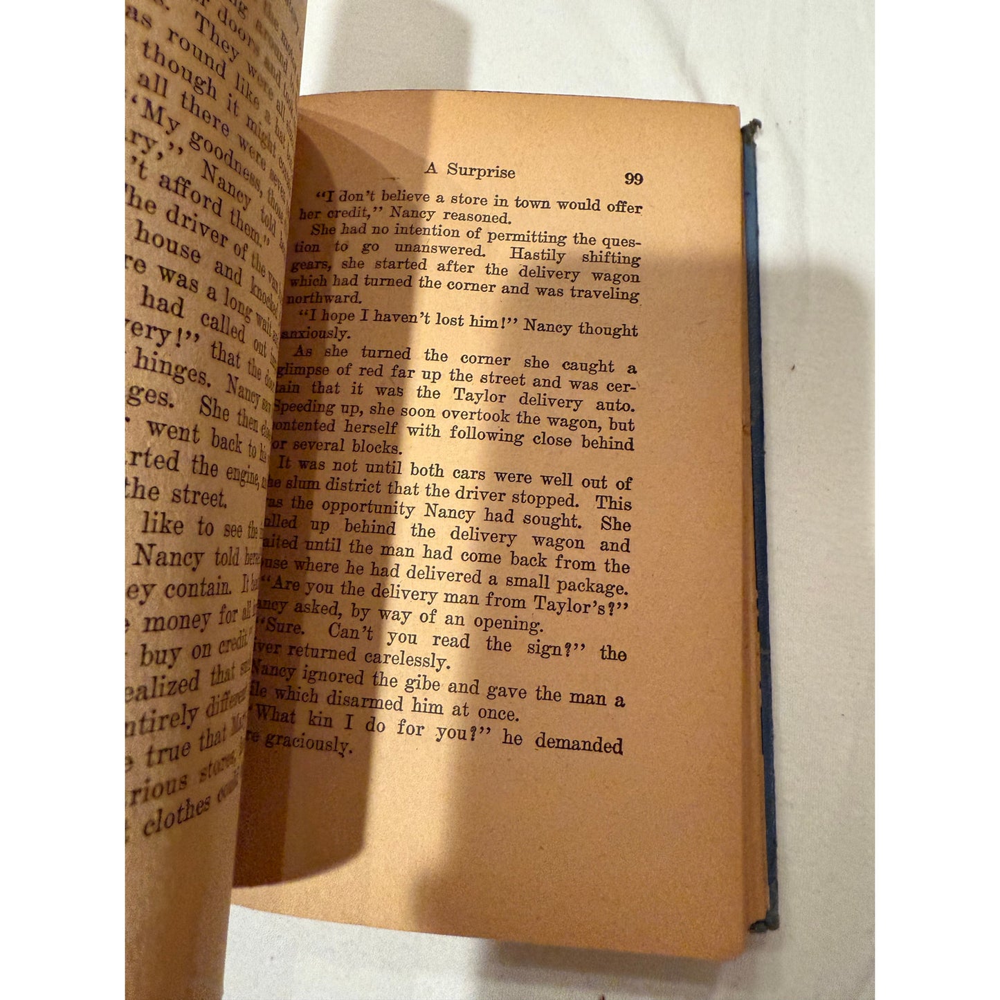Nancy Drew - The Mystery at the Lilac Inn - Blue Tweed - 1930 - Hardcover