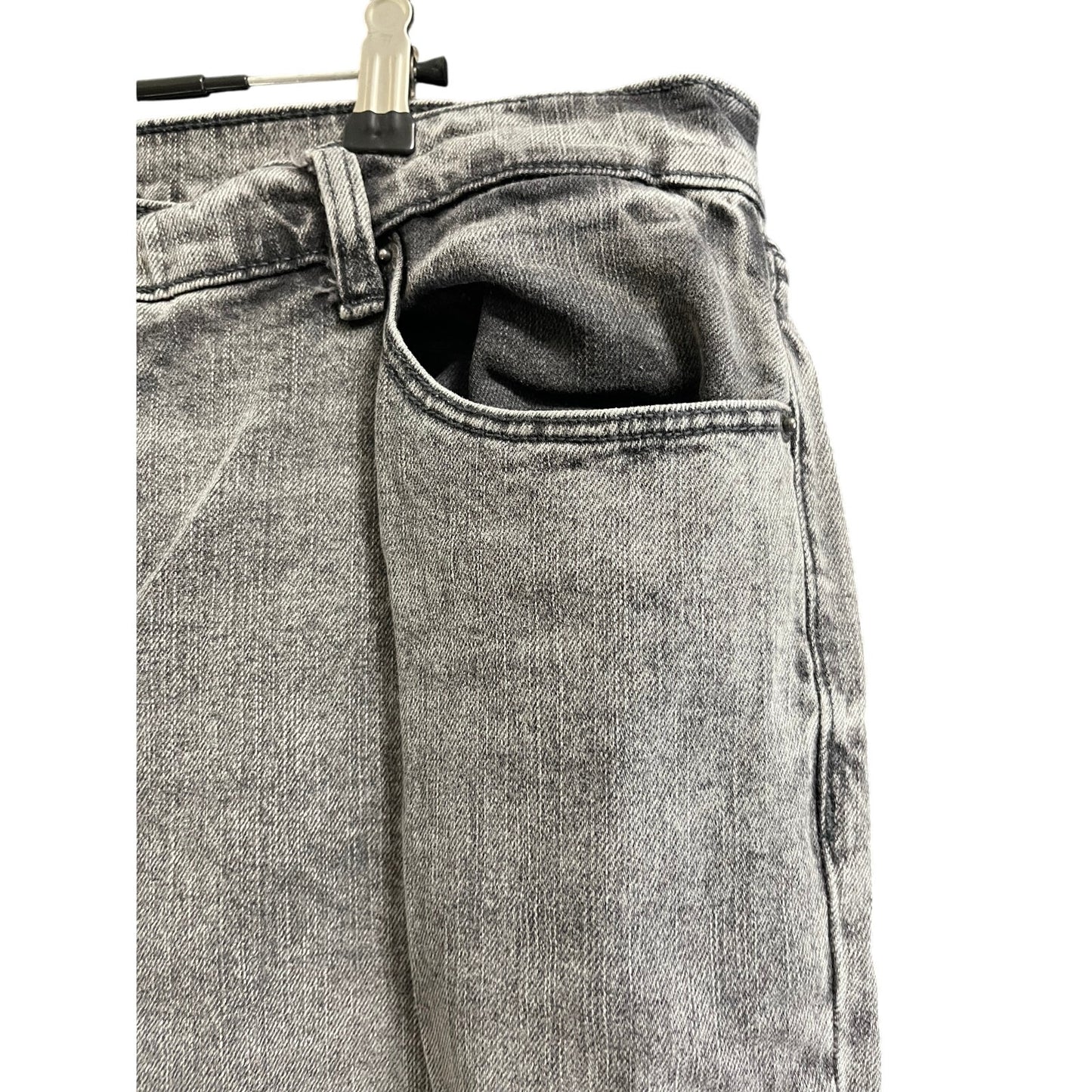 Old Navy Boyfriend Mid Rise Dark Gray / Black Denim Jeans - Size 16