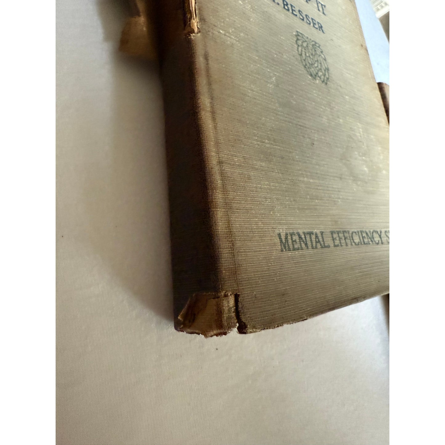 1916 Mental Efficiency Series Character & Perseverance Lot of 2 Hardcover