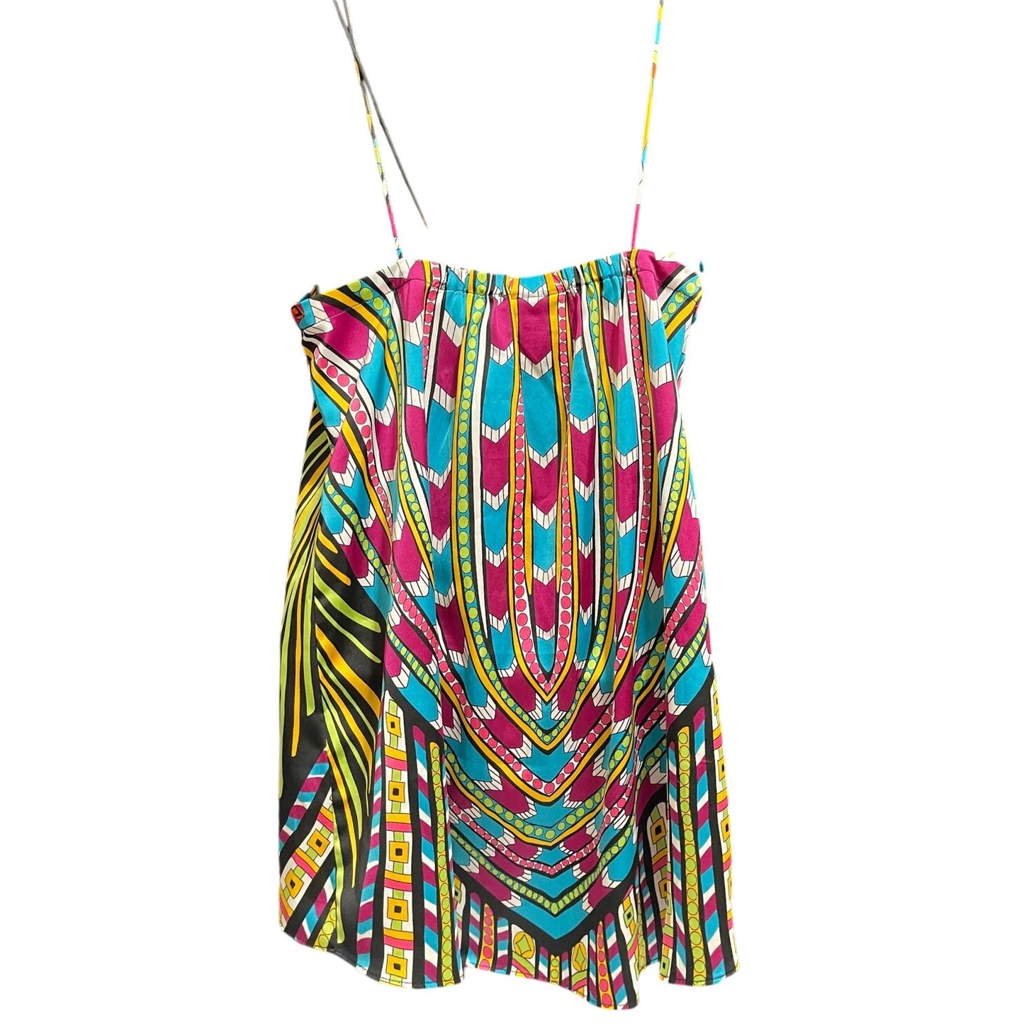 Nicole Miller Multi-Color Spaghetti Strap Blouse - XS