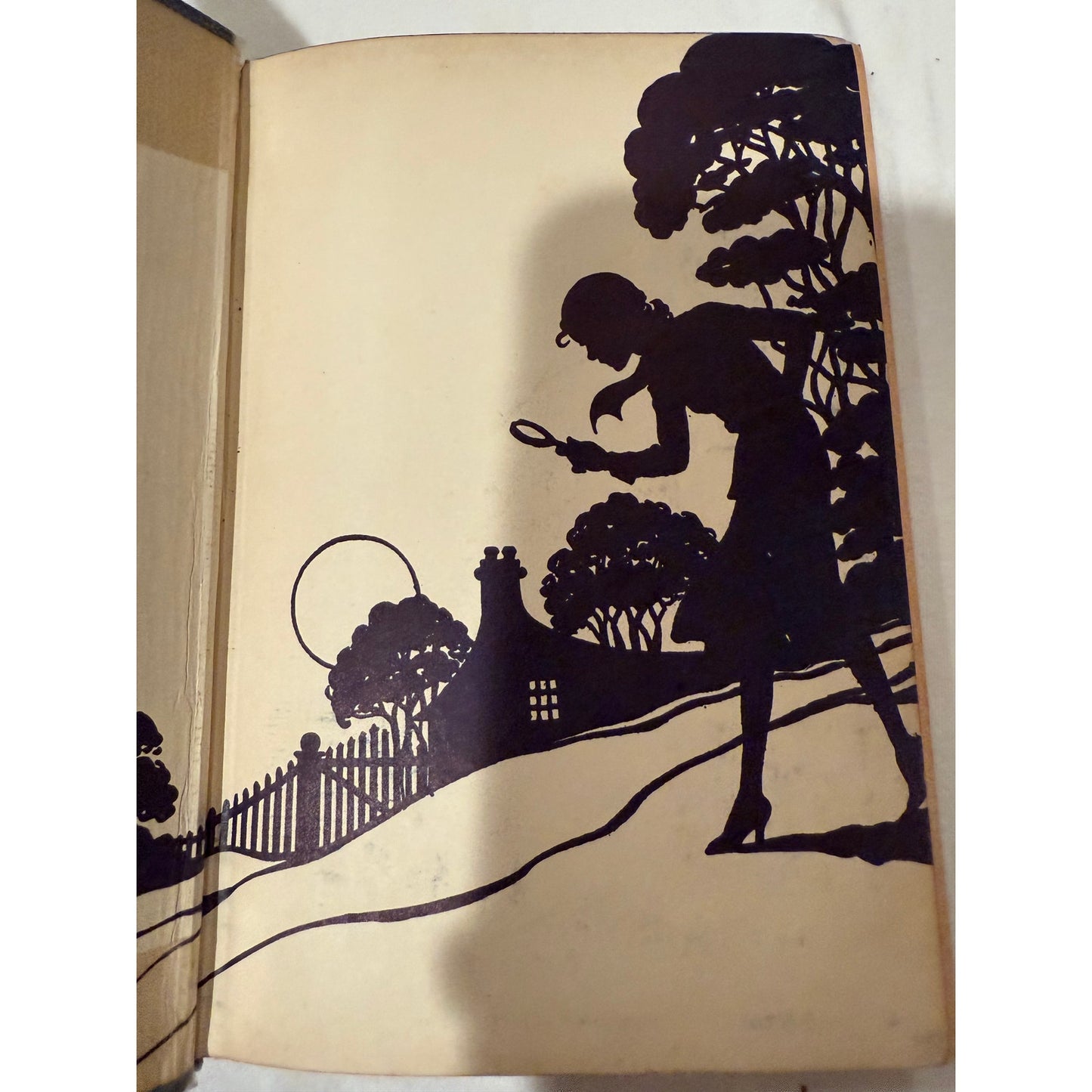 Nancy Drew - The Mystery at the Lilac Inn - Blue Tweed - 1930 - Hardcover