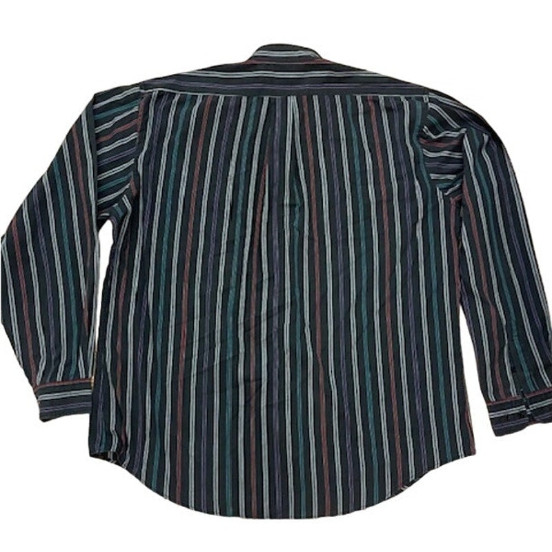 Vintage KingSize Men's XLT Single Needle Tailoring Mock Collar Western Button Up