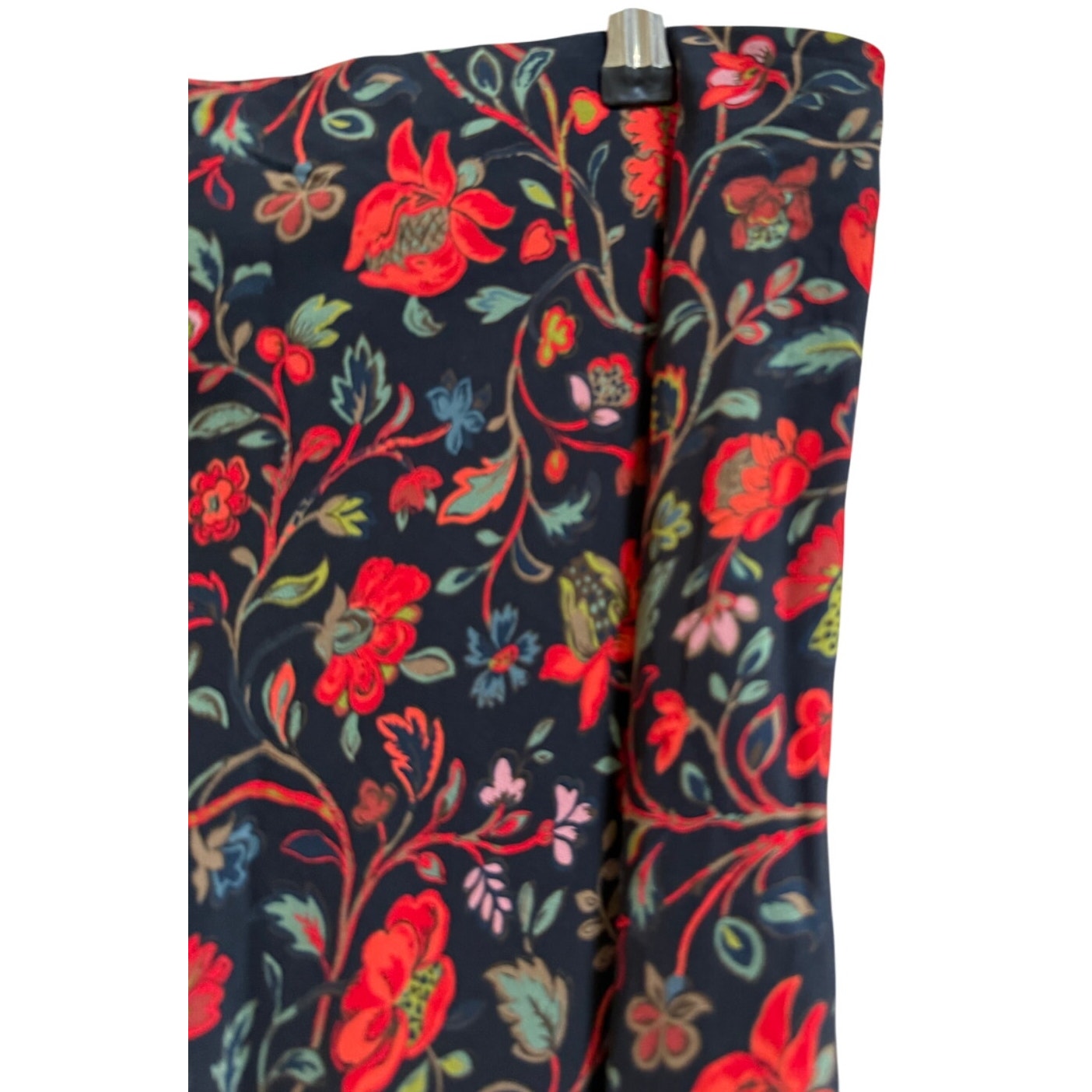 Rhode Tommy Skirt Black Vichy Rose Midi Skirt - NWT - Size 12 - $355 MSRP