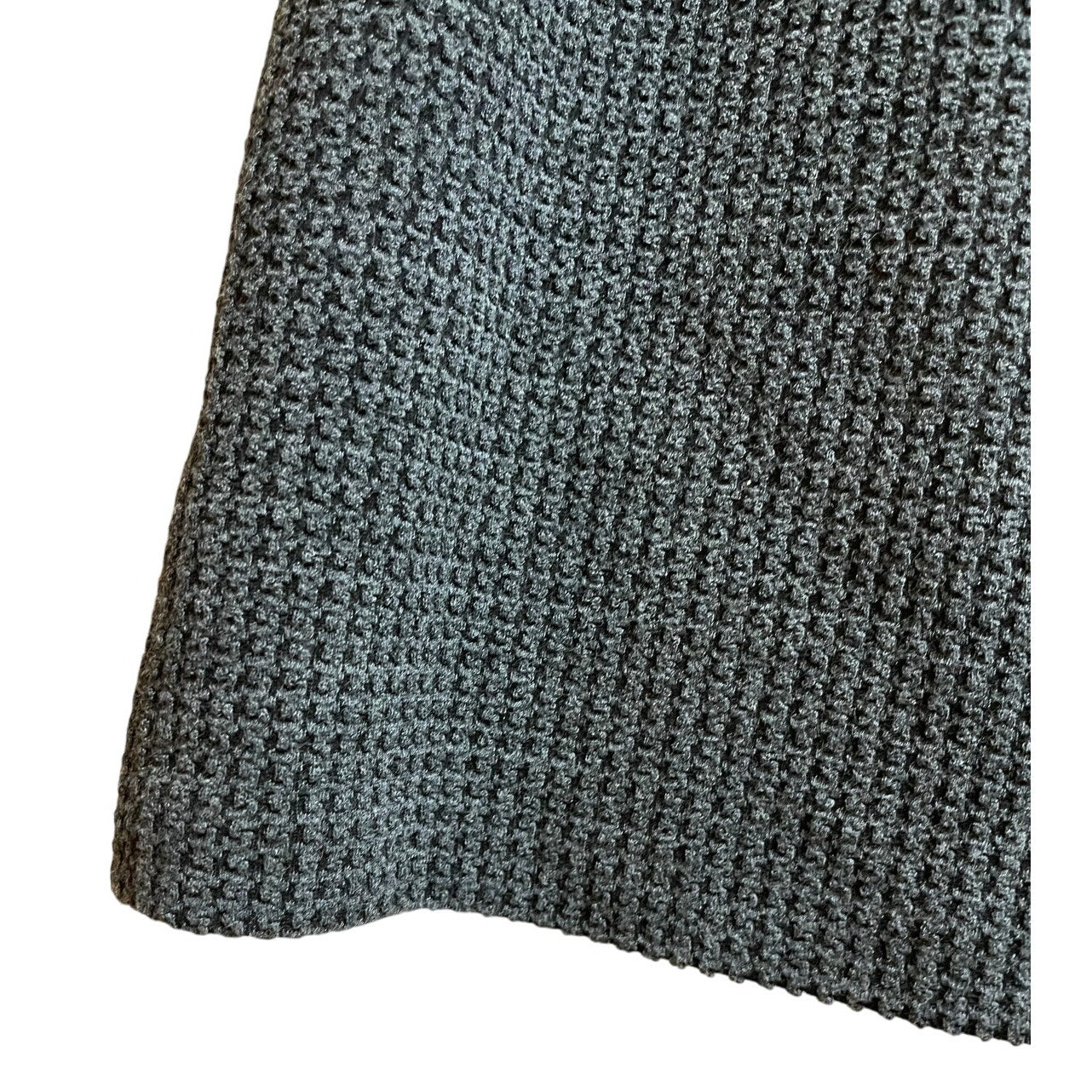 Nannette Lepore Size 14 Gray Midi Pencil Skirt