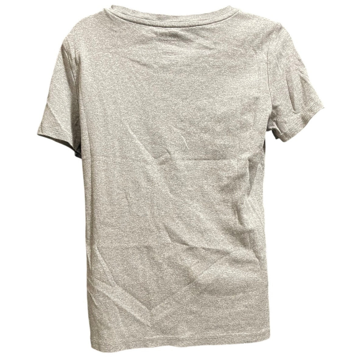 Jones New York Signature Gray T-Shirt - Size Large - Buttons on Shoulder