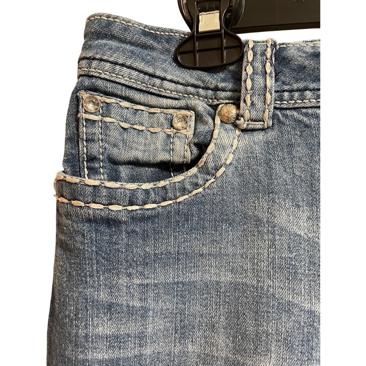 Suko Jeans Size 8 Embellished Straight Leg Jeans - Y2K
