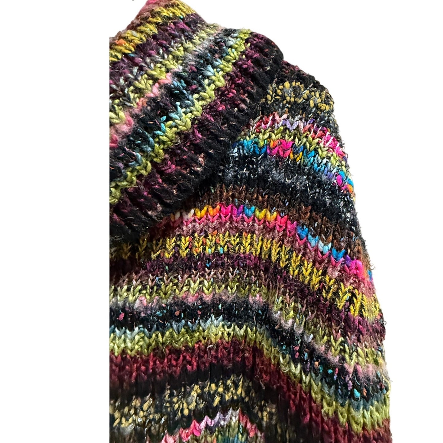 Anthropologie Bright Colored Knit Sleeveless Turtleneck Pullover Sweater - Small
