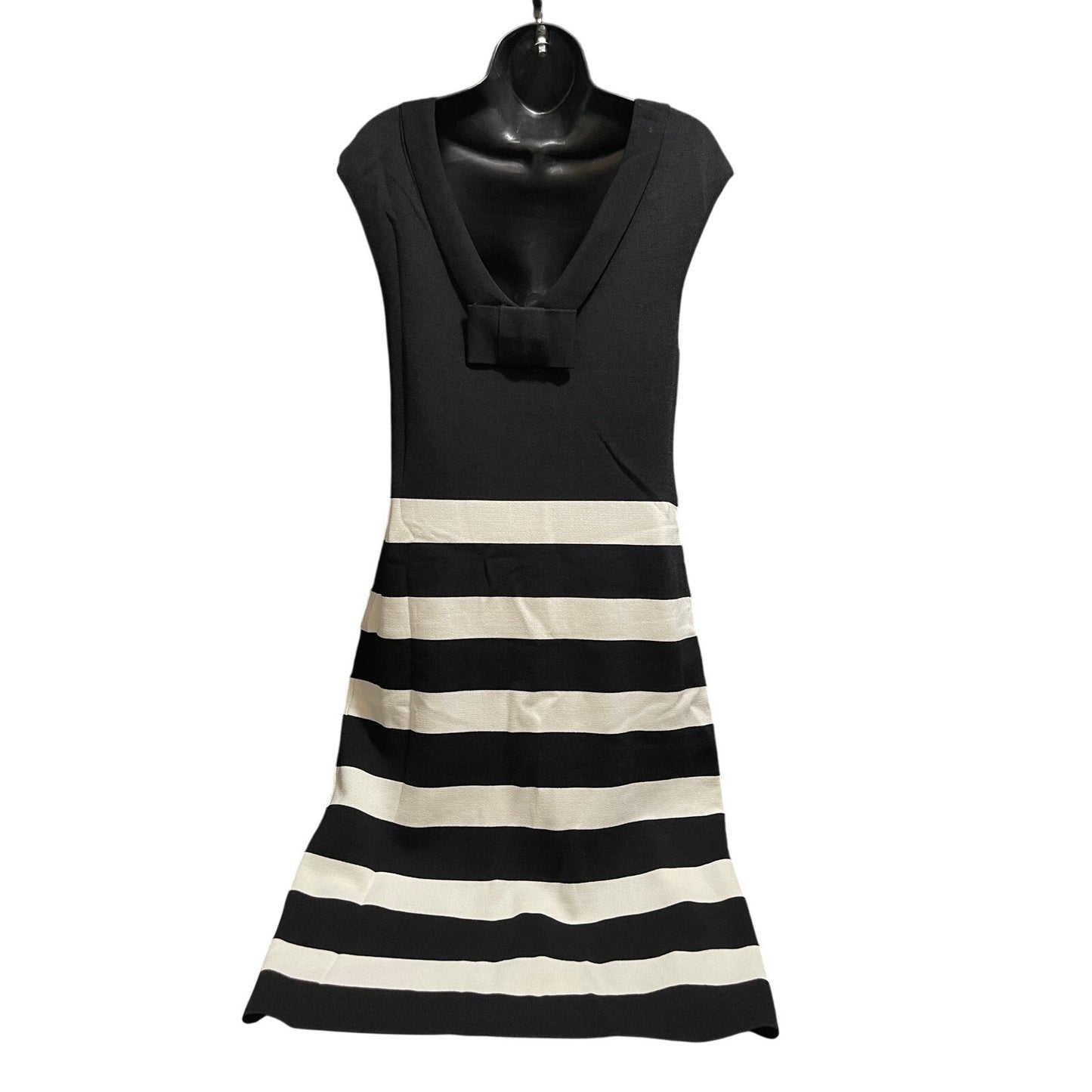Ann Klein Black & White Striped Sleeveless Dress - NWT - $129 MSRP