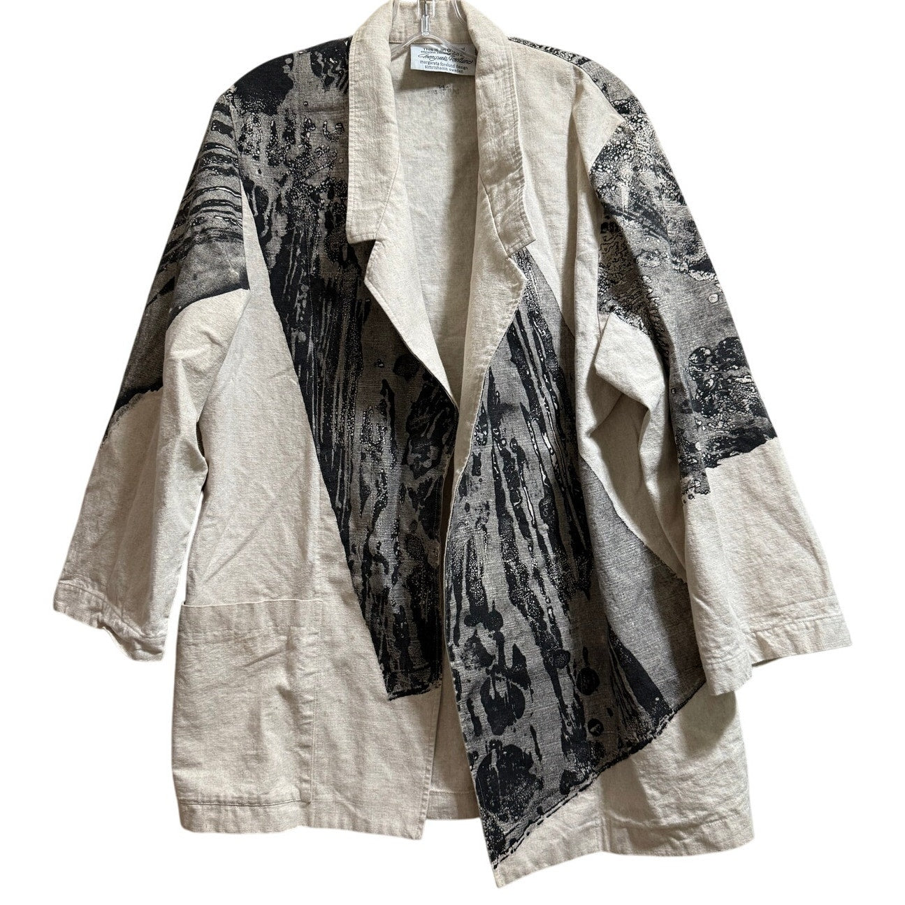 RARE Vintage Margareta Forslund Design Model Jacket - Linen ONE OF A KIND