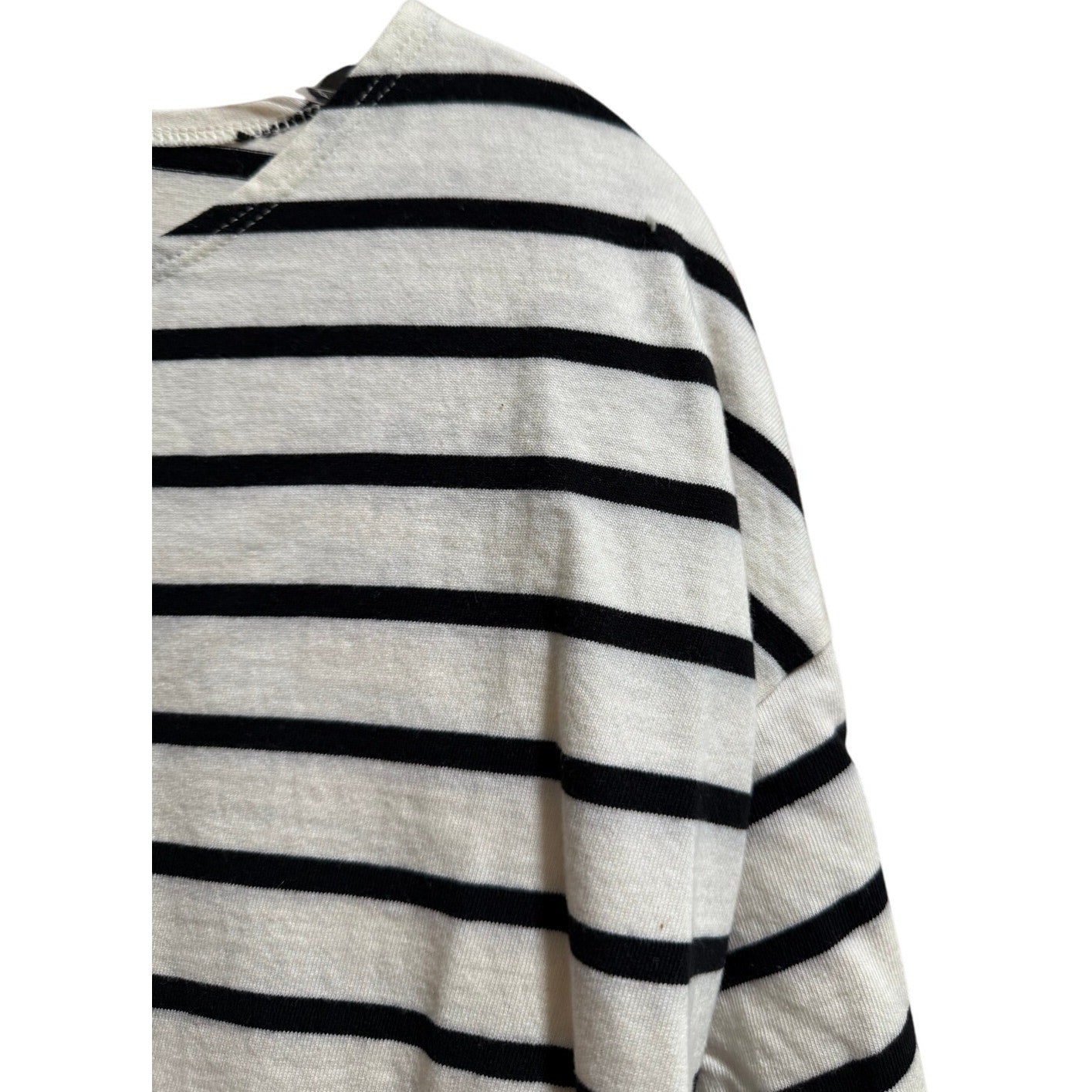 The Striped Sheep Dark Navy & White Striped Long Sleeve - XL
