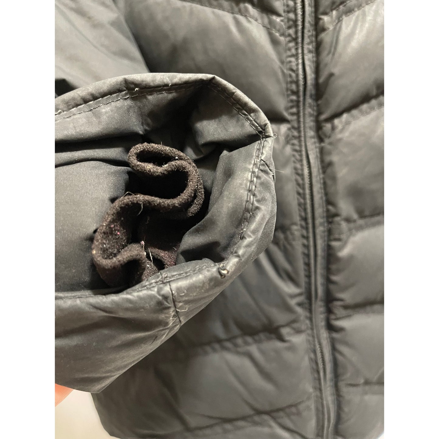 Vintage L.L. Bean Black Puffer Jacket - Women's Medium