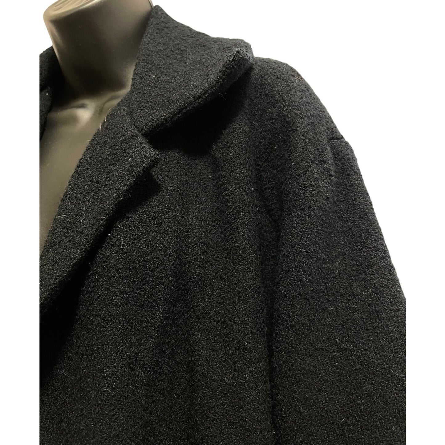Vintage Go Lightly 100% Wool Jacket - Lined - Double Button - Pockets - Medium