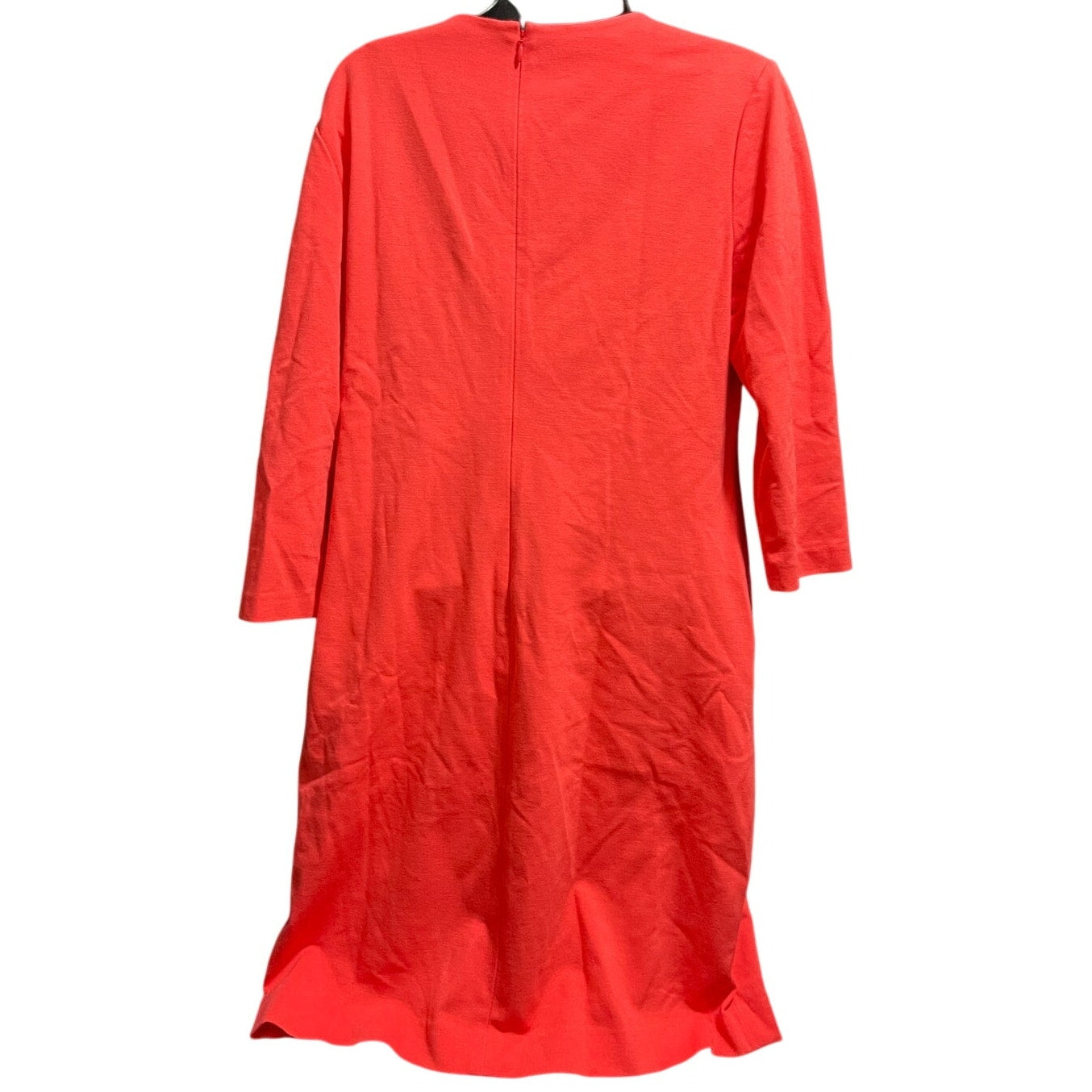 Lafayette 148 3/4 Sleeve Midi Dress - Pink / Coral - Size 12