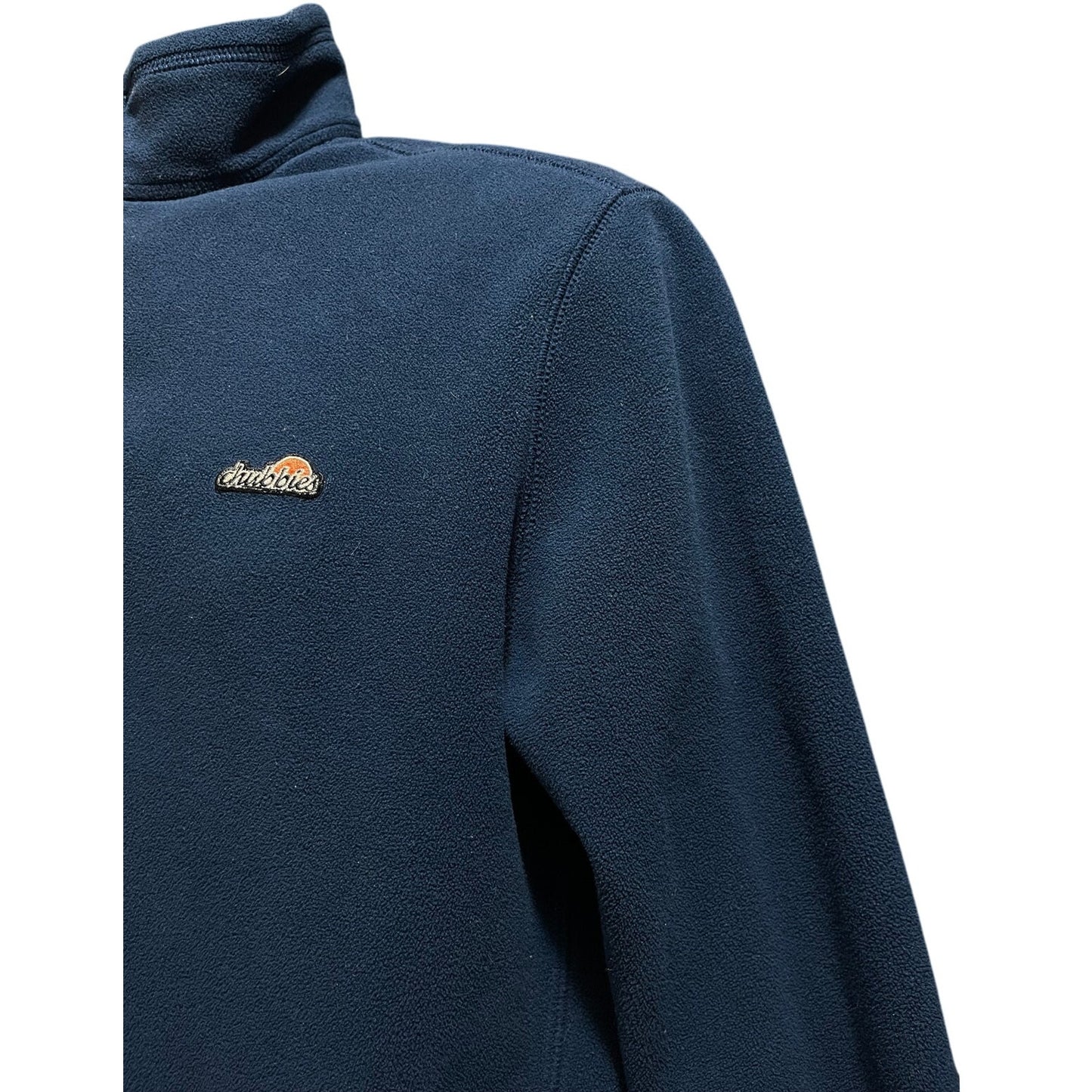 Chubbies Size Small Blue and Pink Fleece 1/4 Zip Pullover