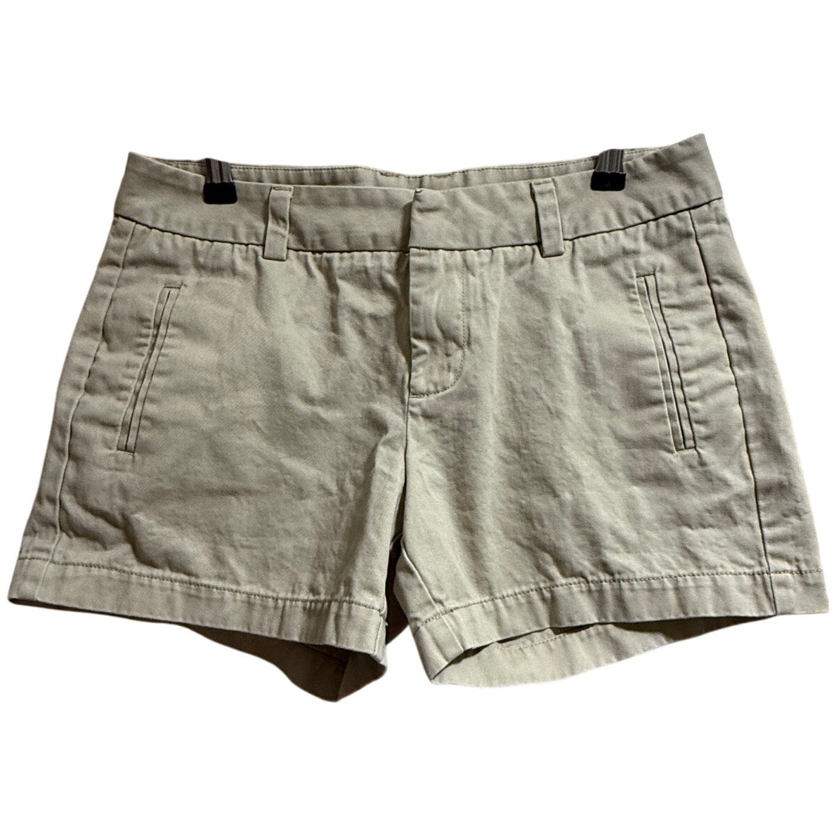 Stylus Khaki Chino Shorts - Size 2 - Women's - Pockets