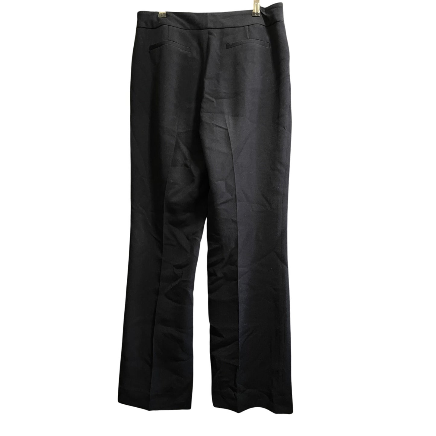 Calvin Klein Size 8 Black / Dark Navy Dress Pants