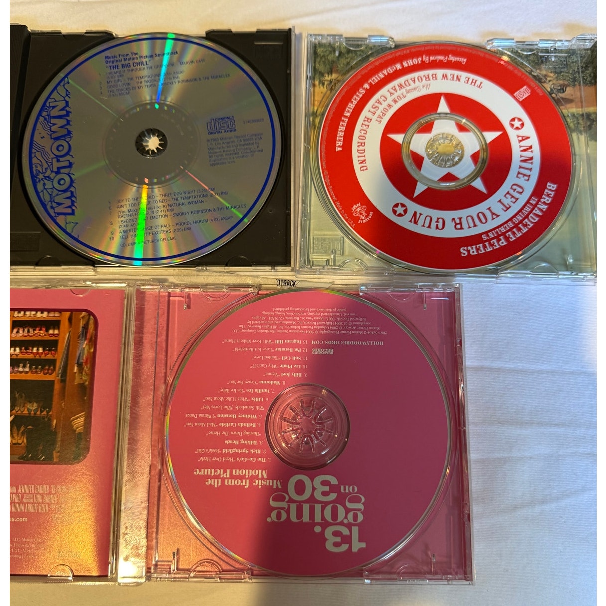 Movie & Broadway Soundtrack CD Bundle -15 CD's - Chicago, Annie, The Bodyguard