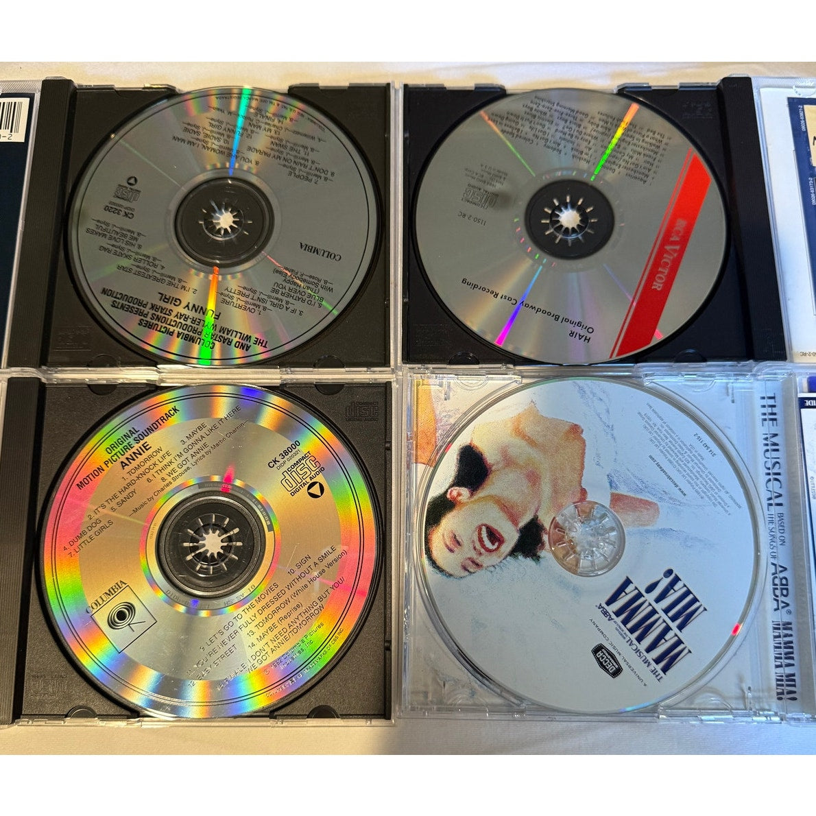 Movie & Broadway Soundtrack CD Bundle -15 CD's - Chicago, Annie, The Bodyguard