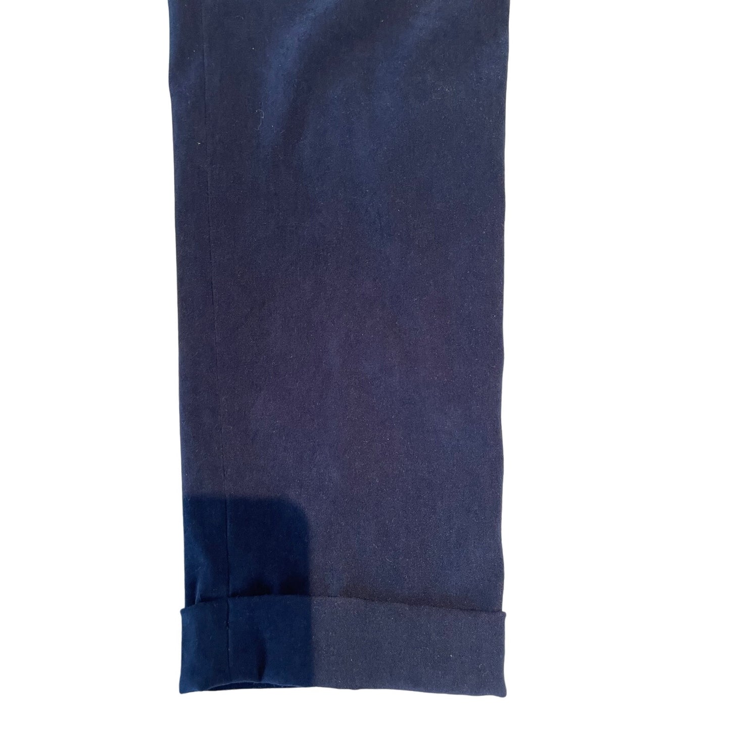 Cambridge Dry Goods Co - Navy Blue Velvet Type Dress Pants - Size 8 - Lined