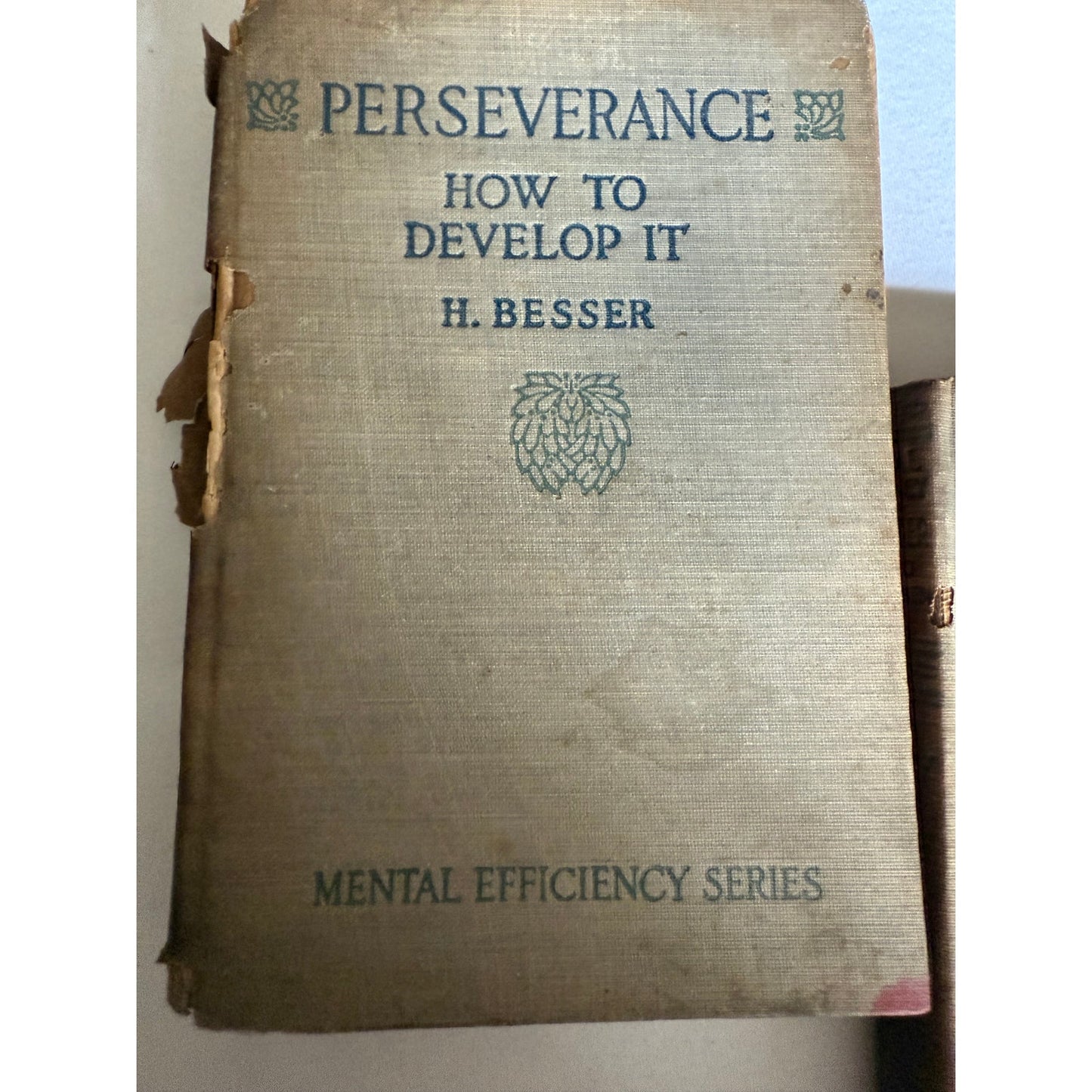 1916 Mental Efficiency Series Character & Perseverance Lot of 2 Hardcover