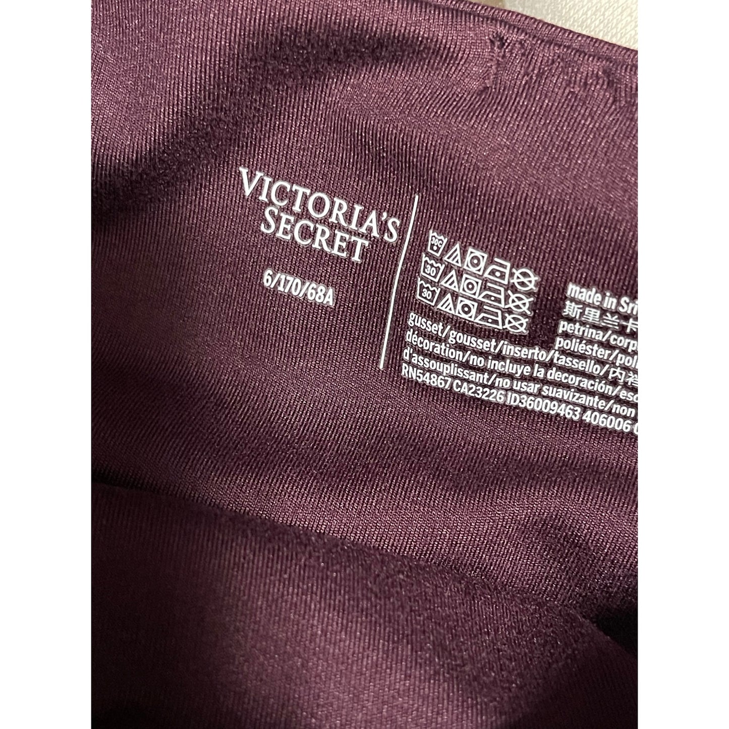 Victoria's Secret Sport Plum Workout Pants w/Pockets - Size 6