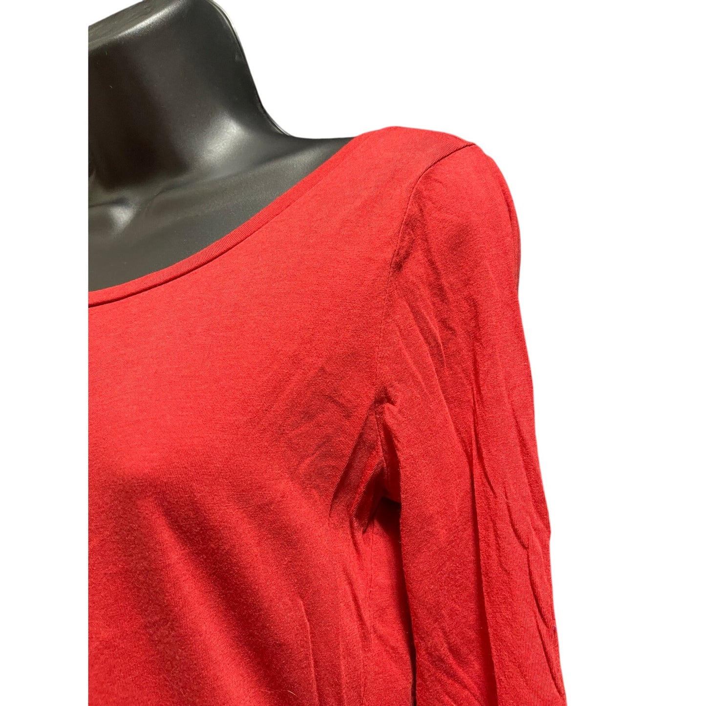 Ann Taylor The LOFT Size Small Burnt Orange Long Sleeve T-Shirt